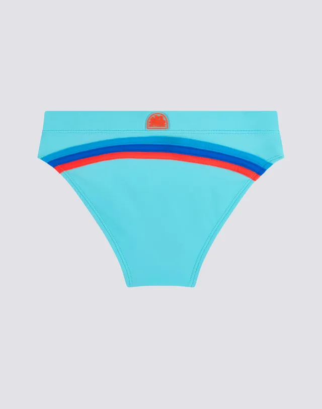sundek-slip-mare-rainbow-bambino-vita-elastica-b306ssl3000 image 1