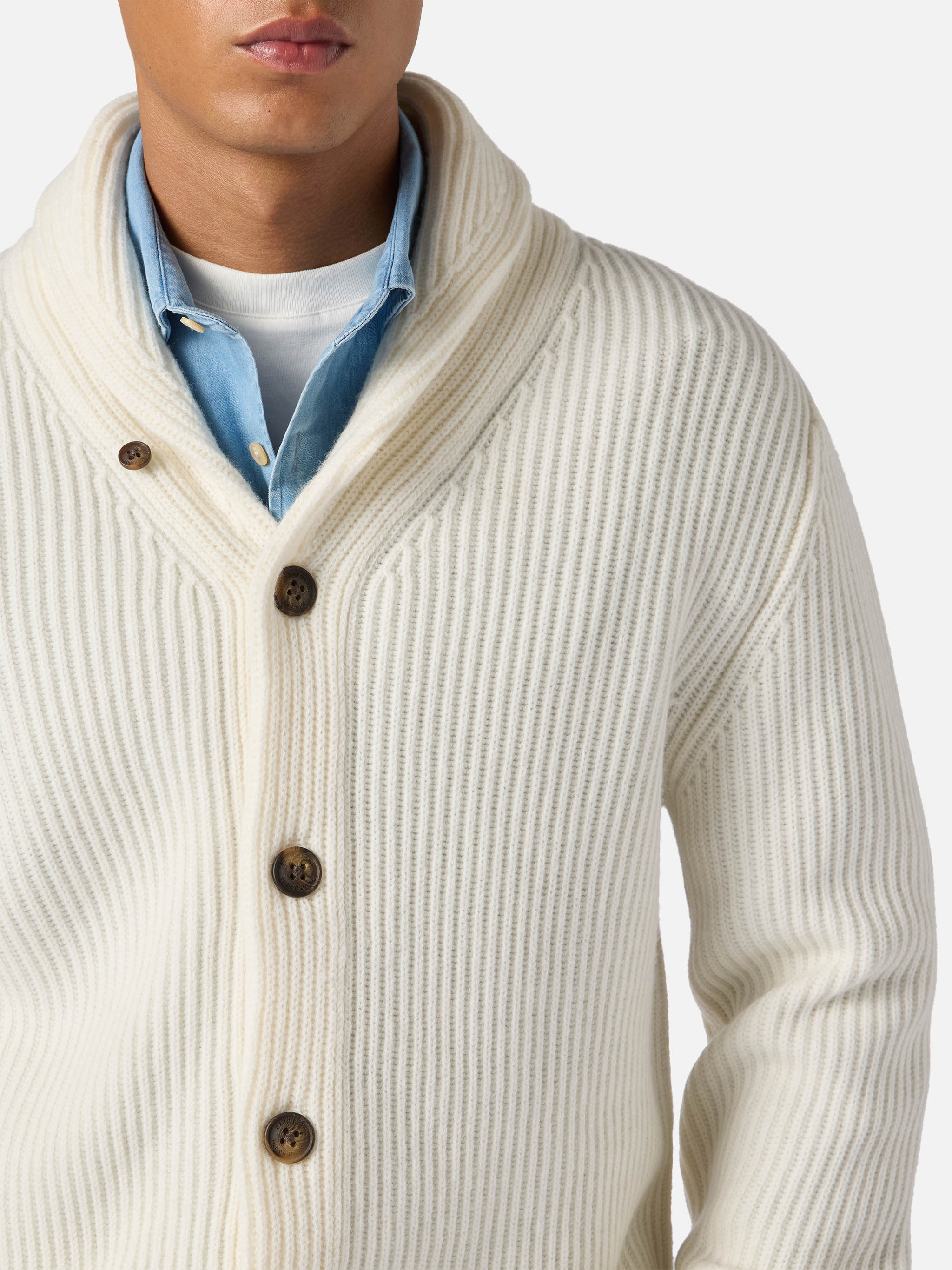 mc2-saint-barth-glasgow-cardigan-uomo-bianco-in-pura-lana image 2