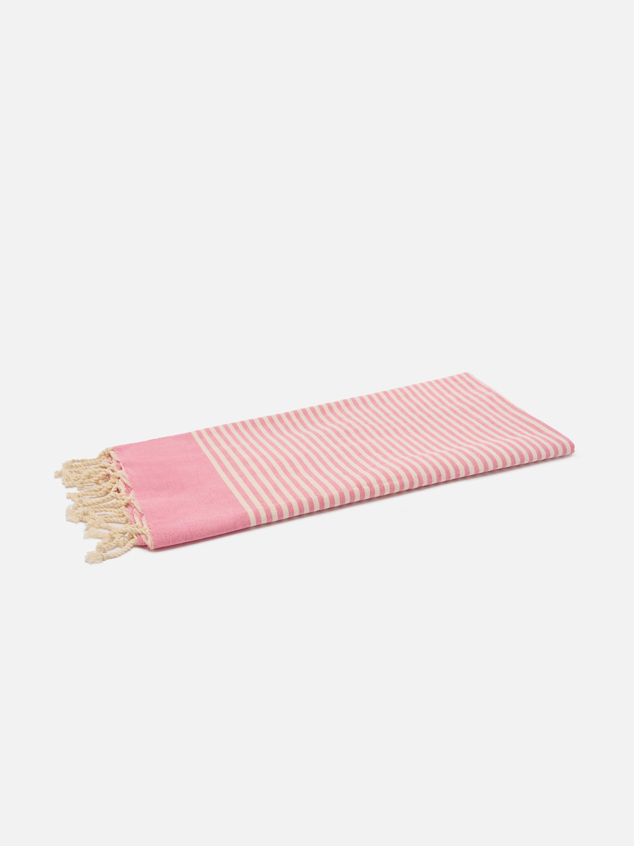 mc2-saint-barth-foutas-telo-mare-a-righe-piccole-rosa-e-bianco image 3