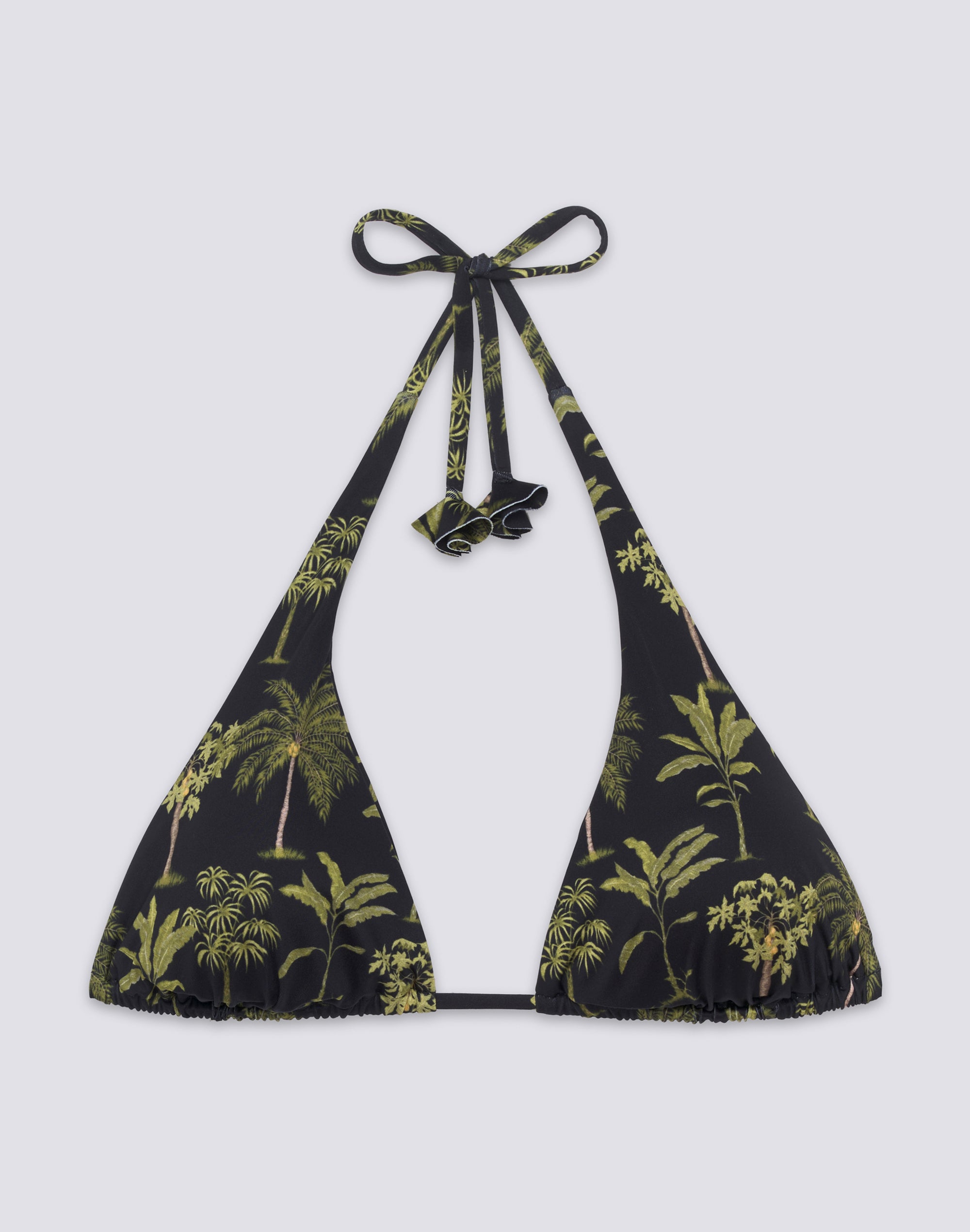 sundek-w749ktl36ob-top-bikini-a-triangolo-americano-botanic-con-nappe-donna image 1