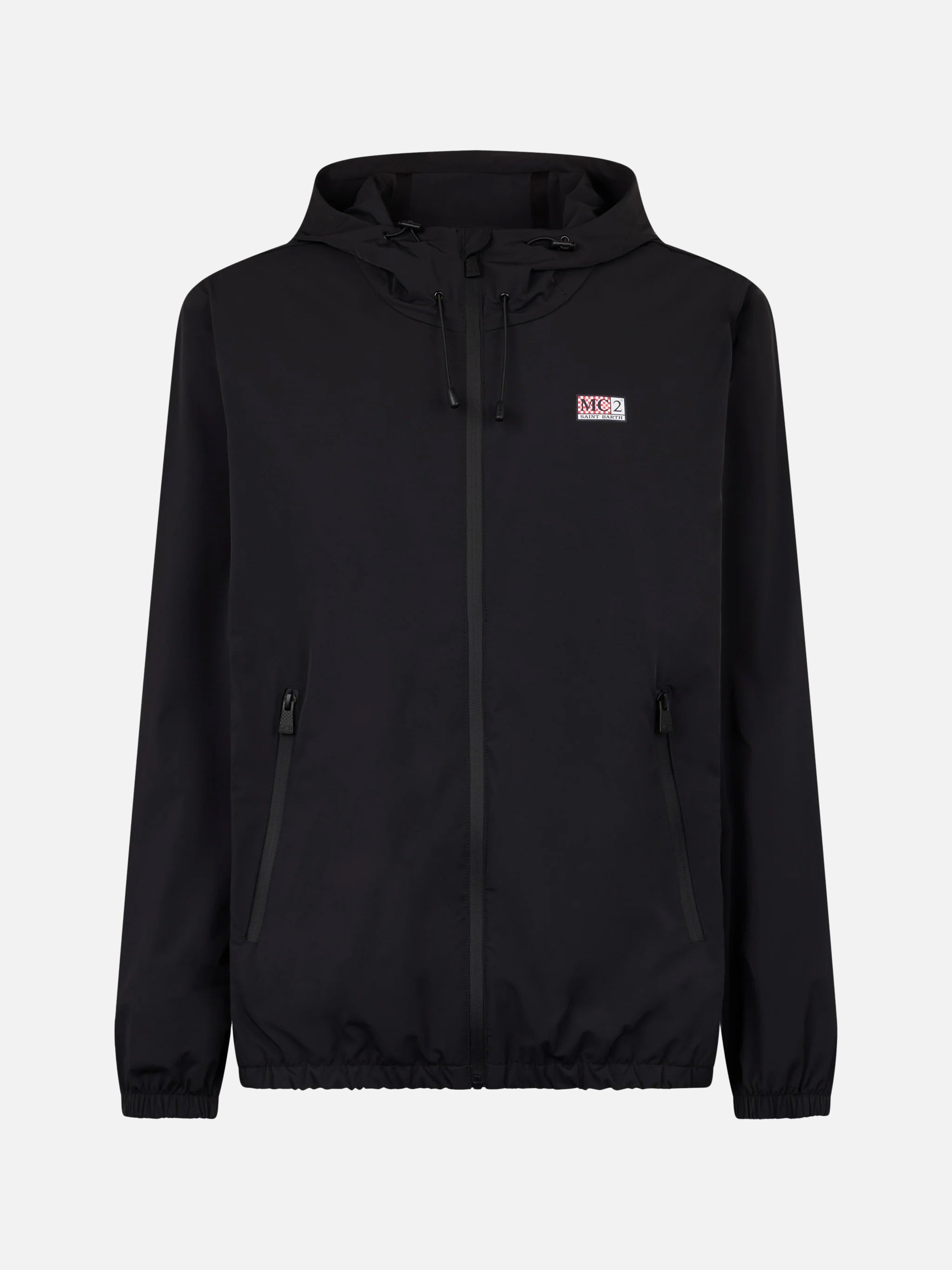 mc2-saint-barth-giacca-sloop-in-tessuto-tecnico-elasticizzato-nero-cappuccio-uom image 4