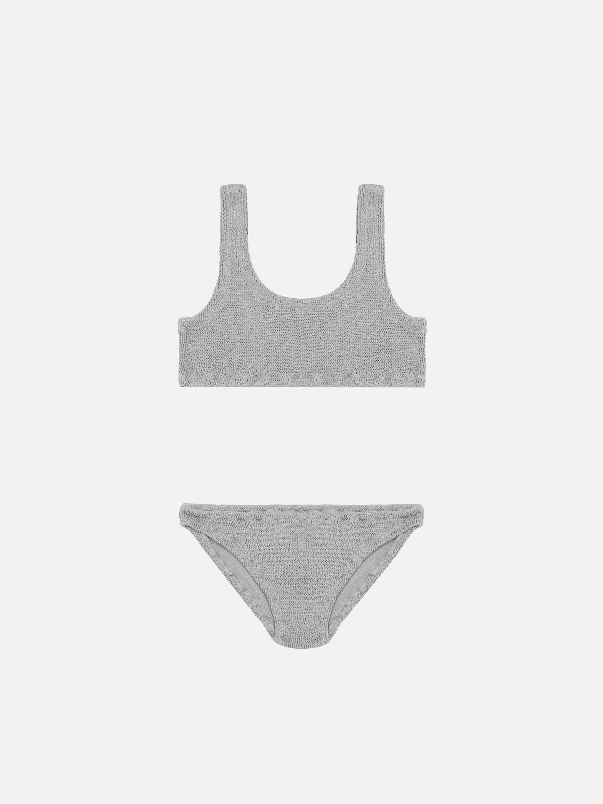 mc2-saint-barth-bikini-triangolo-baker-bambina-crinkle-lurex-argento image 1