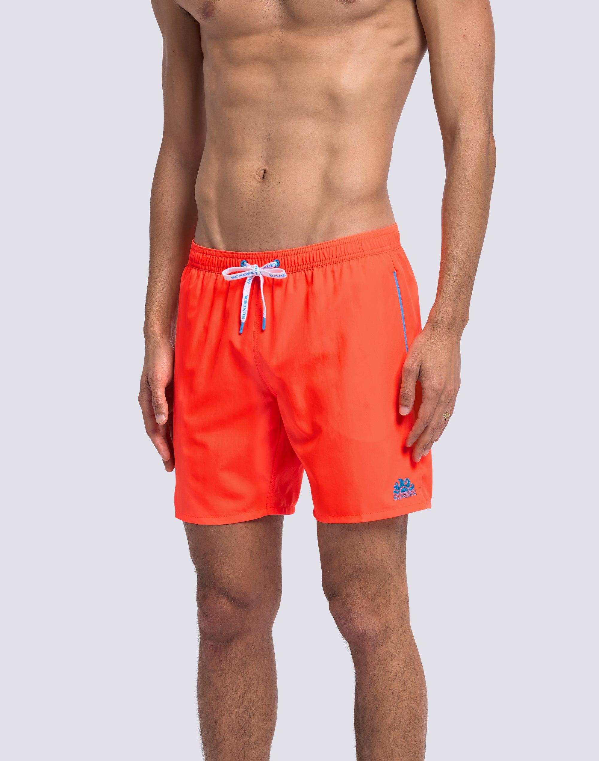 sundek-m747bdrt300-costume-da-bagno-uomo-lungo-vita-elasticata-con-piping-in-pol image 4