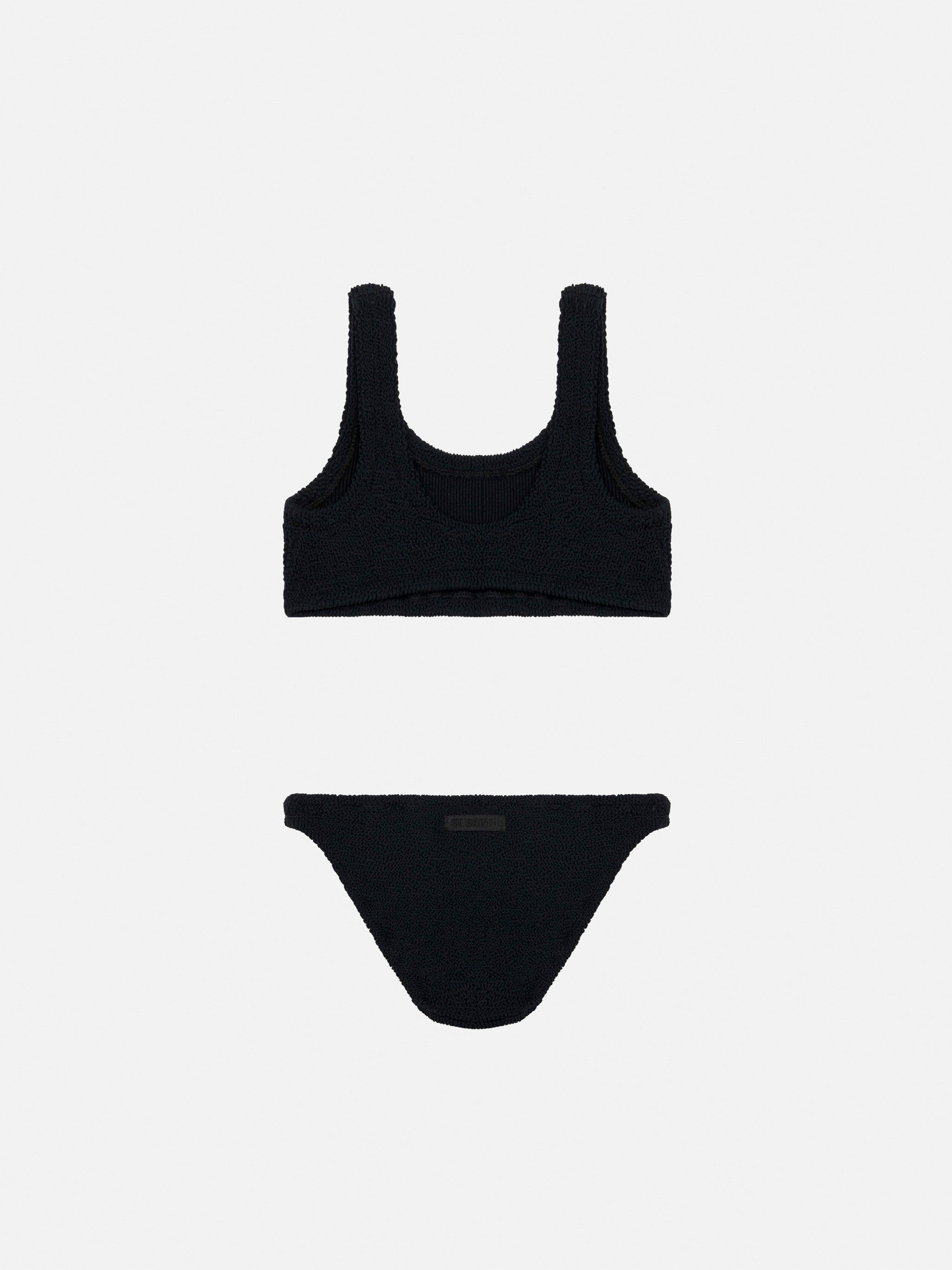 mc2-saint-barth-bikini-baker-bambina-a-triangolo-crinkle-nero image 2