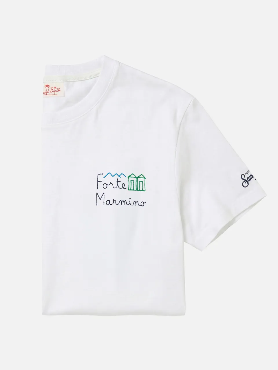 mc2-saint-barth-t-shirt-portofino-in-cotone-con-ricamo-forte-marmino image 1