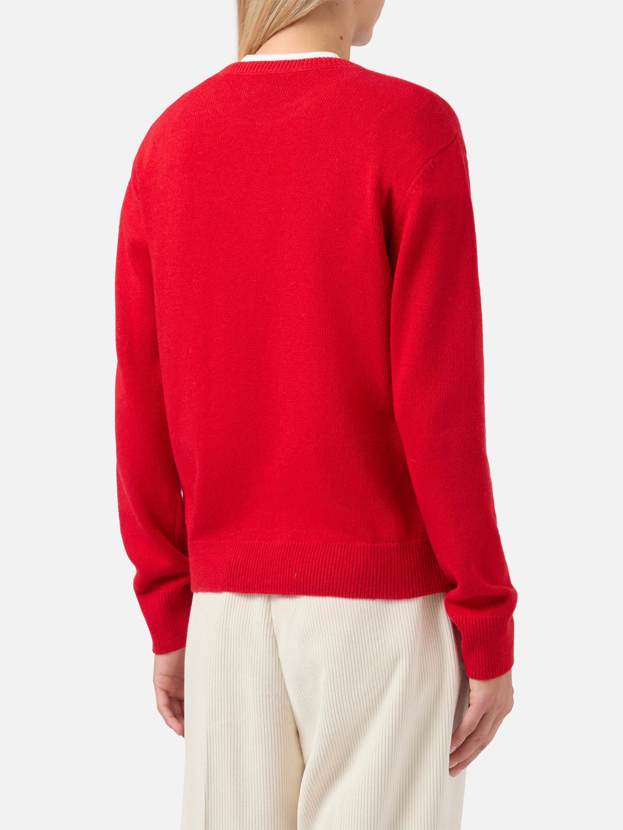 mc2-saint-barth-new-queen-maglione-donna-in-misto-cashmere-rosso-con-jacquard-fa image 3