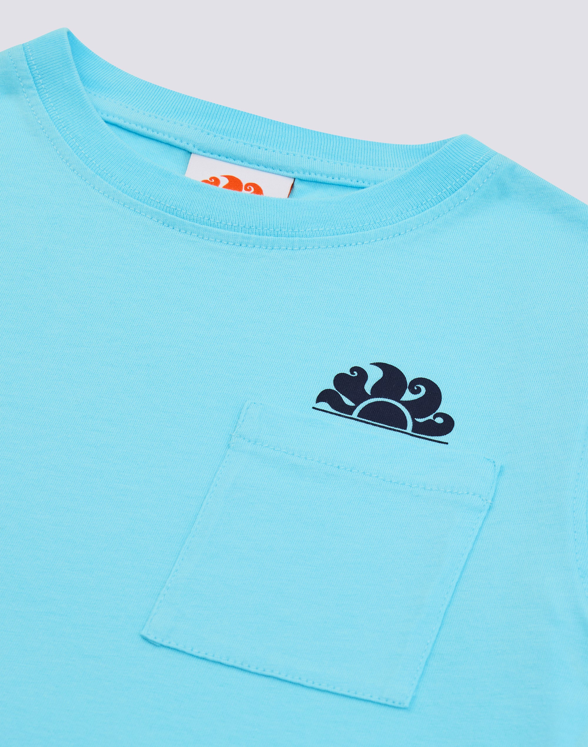 sundek-t-shirt-bambino-a-manica-corta-con-tasca-e-logo image 3