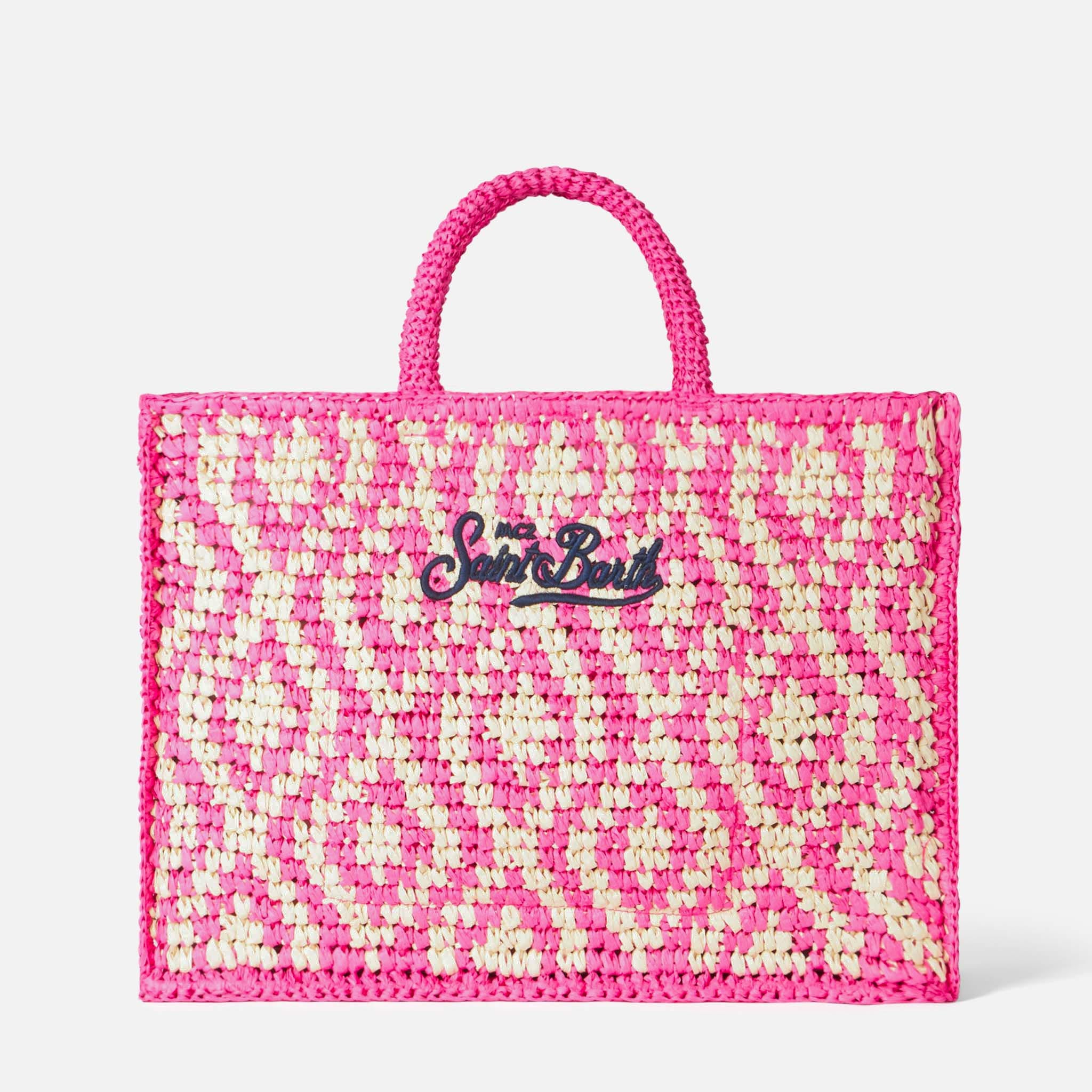 mc2-saint-barth-vanity-borsa-a-spalla-in-rafia-saint-barth-multicolor-bianco-e-f image 3