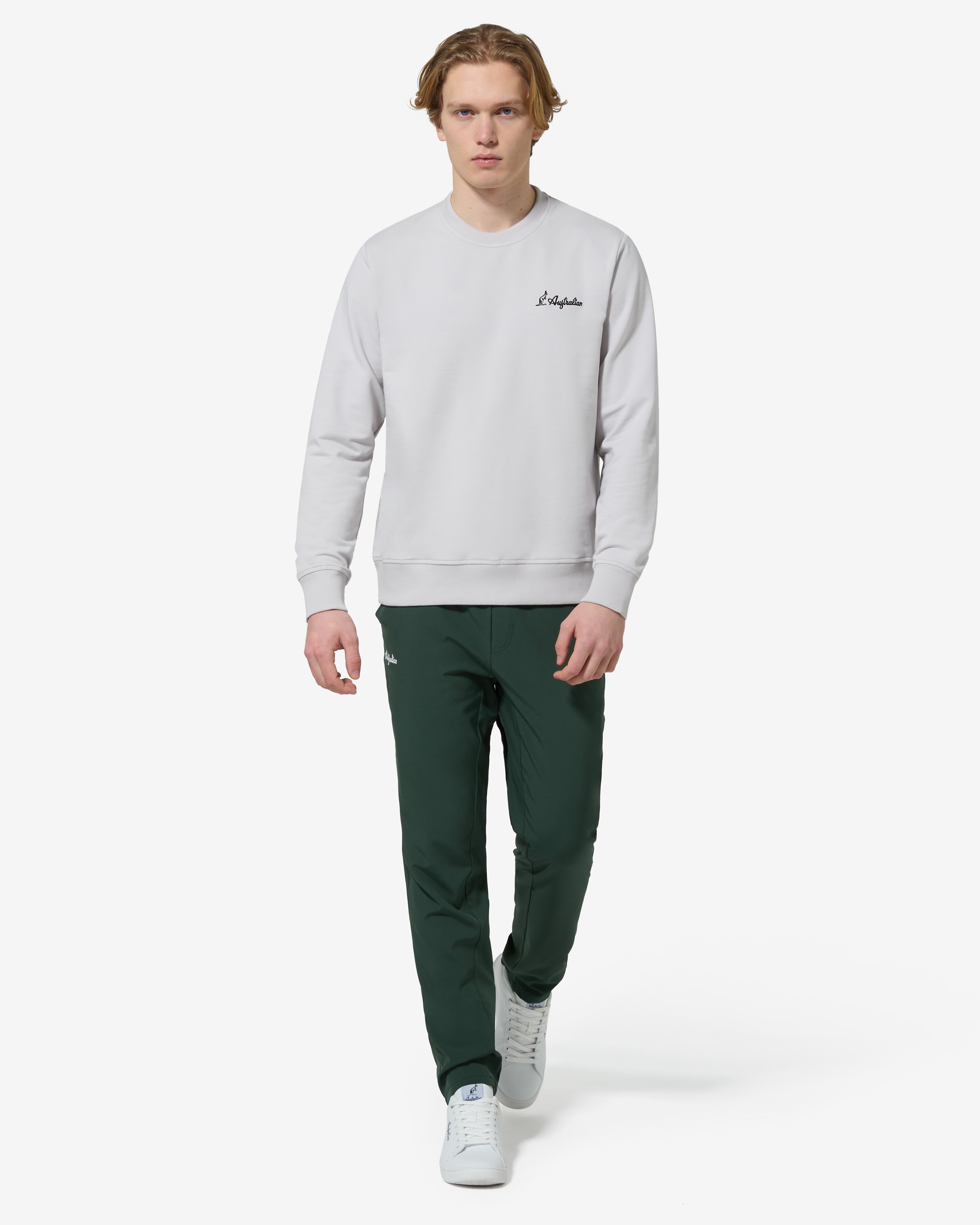 australian-record-crewneck-felpa-girocollo-cenere image 2