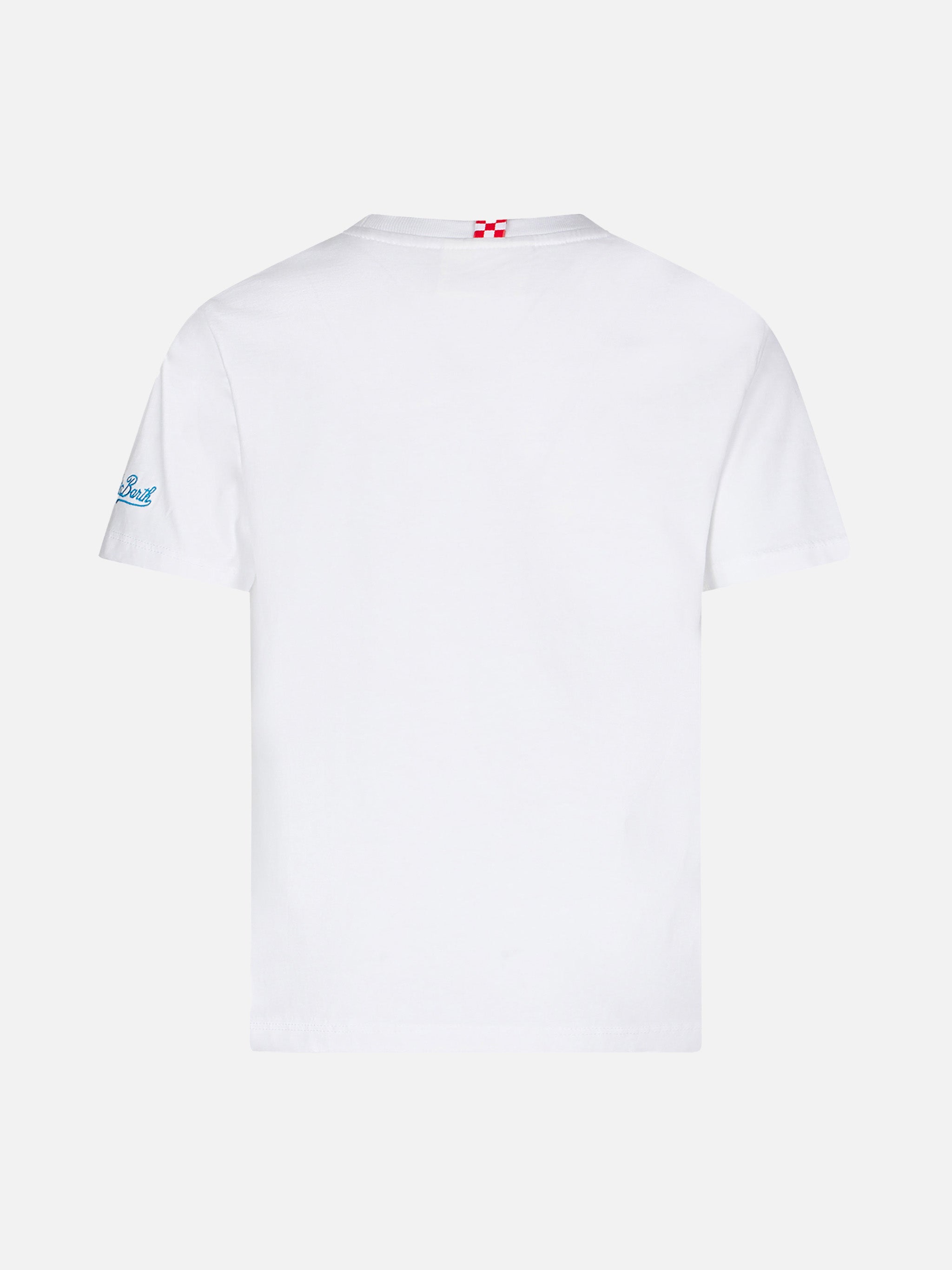 mc2-saint-barth-t-shirt-bambino-cotone-bianca-stampa-st-barth-padel-club image 3