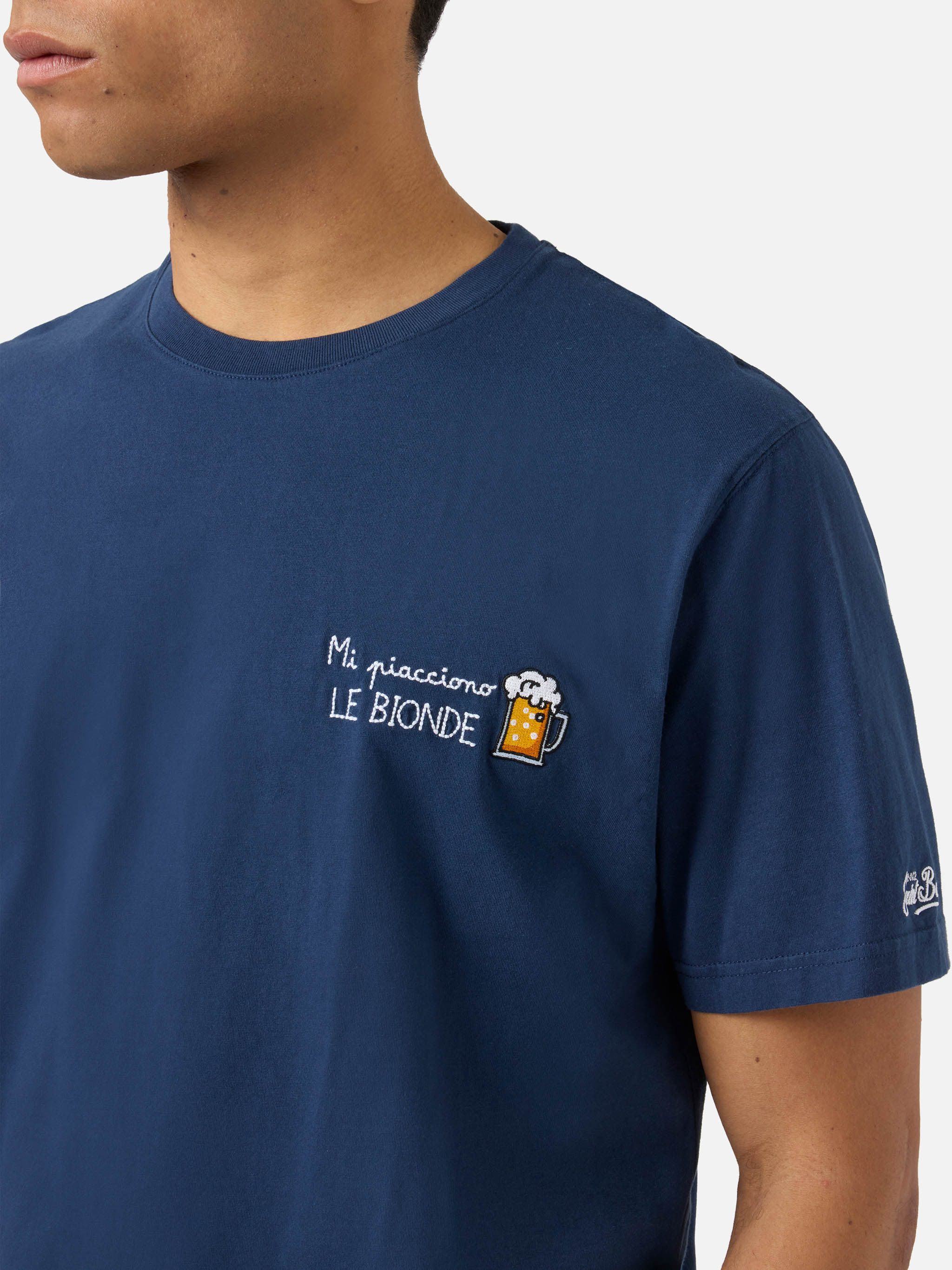 mc2-saint-barth-portofino-t-shirt-uomo-blu-mi-piacciono-le-bionde image 2