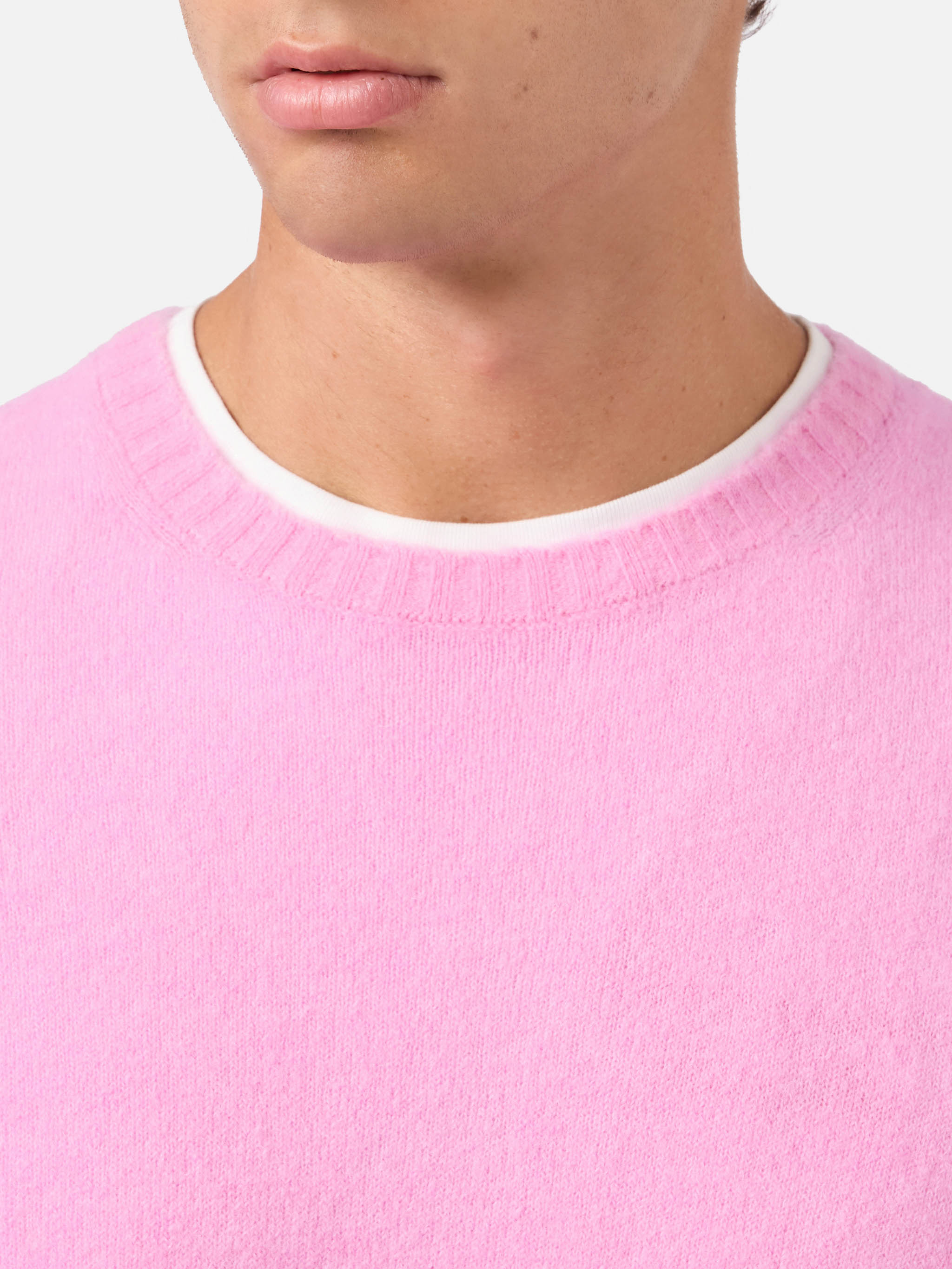 mc2-saint-barth-regent-maglia-uomo-in-alpaca-stretch-rosa-con-ricamo-logo image 4