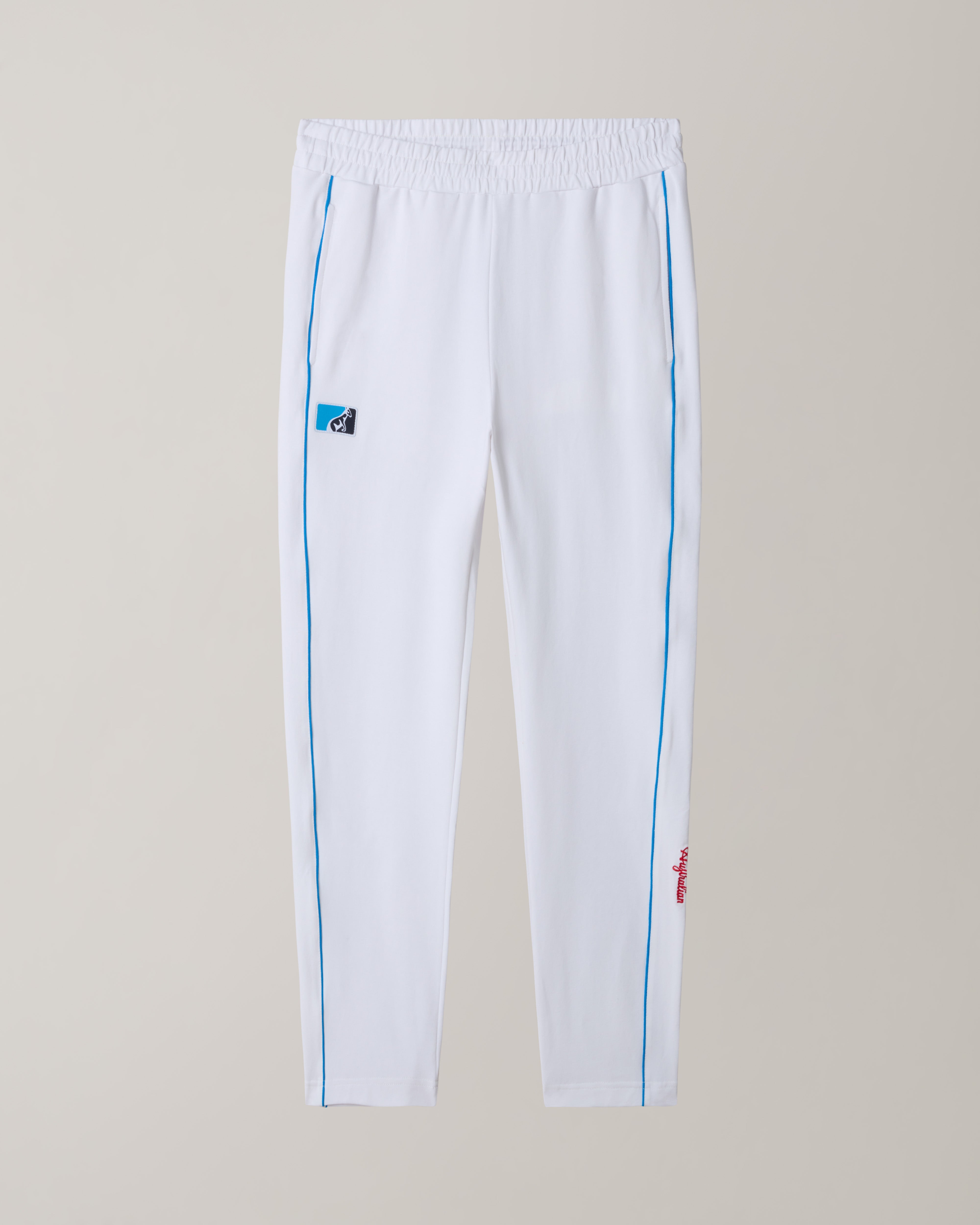 australian-league-track-pant-pantalone-tuta-bianco-felpa-elasticizzata image 7