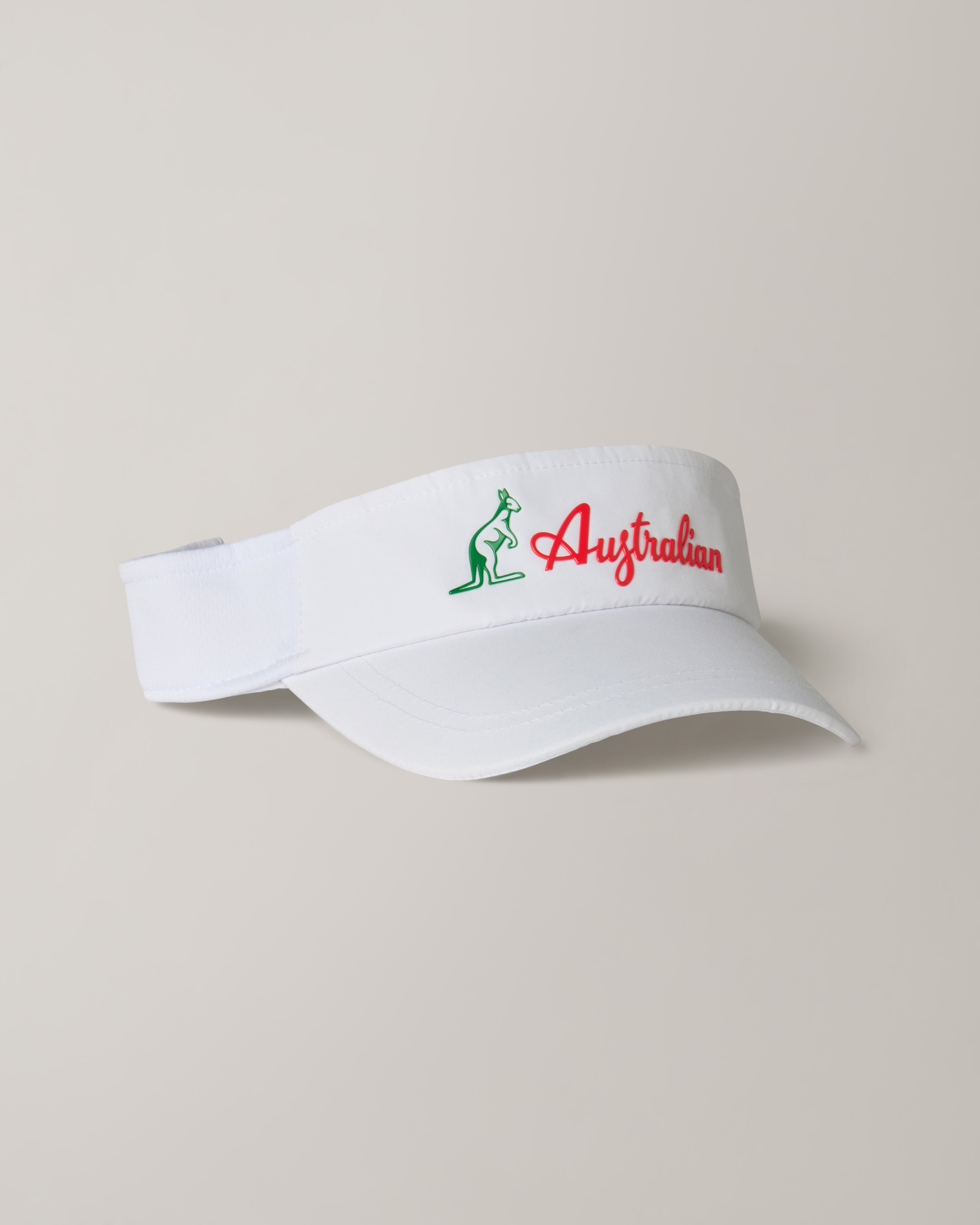 australian-logo-visor-visiera-tecnica-bianca-made-in-italy image 1