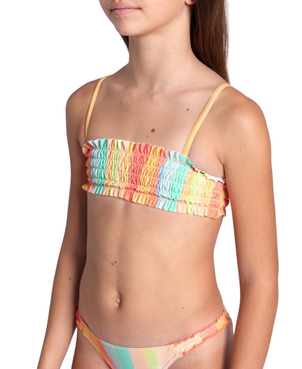 arena-water-print-bikini-bandeau-due-pezzi-bambina image 2