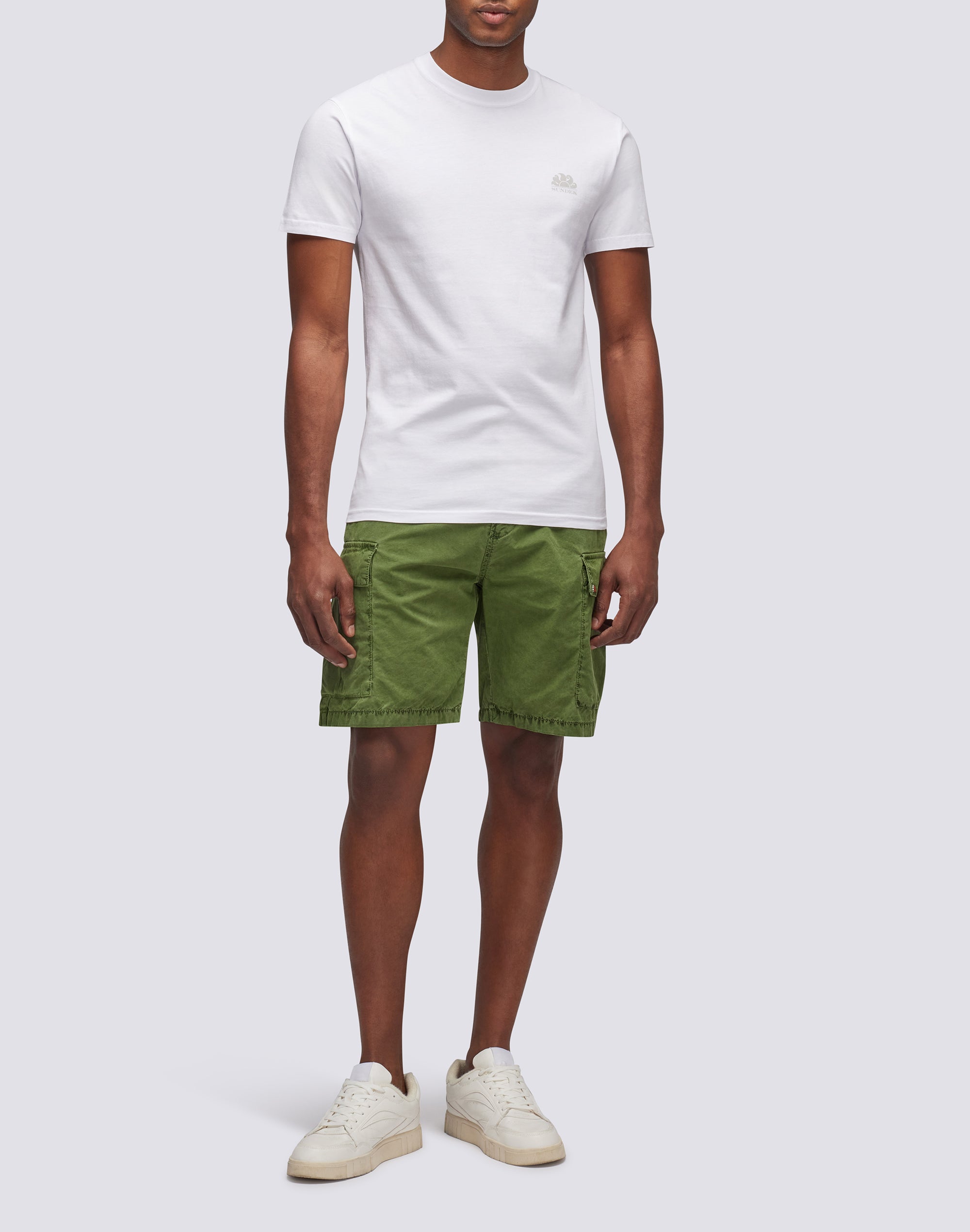 sundek-t-shirt-uomo-girocollo-cotone-con-logo-iconic image 4