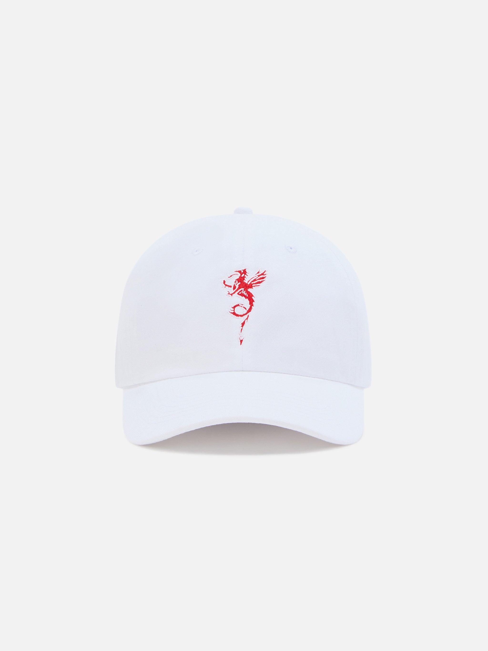 cappellino-mc2-saint-barth-davis-con-visiera-in-cotone-bianco-e-ricamo-drago-as- image 1
