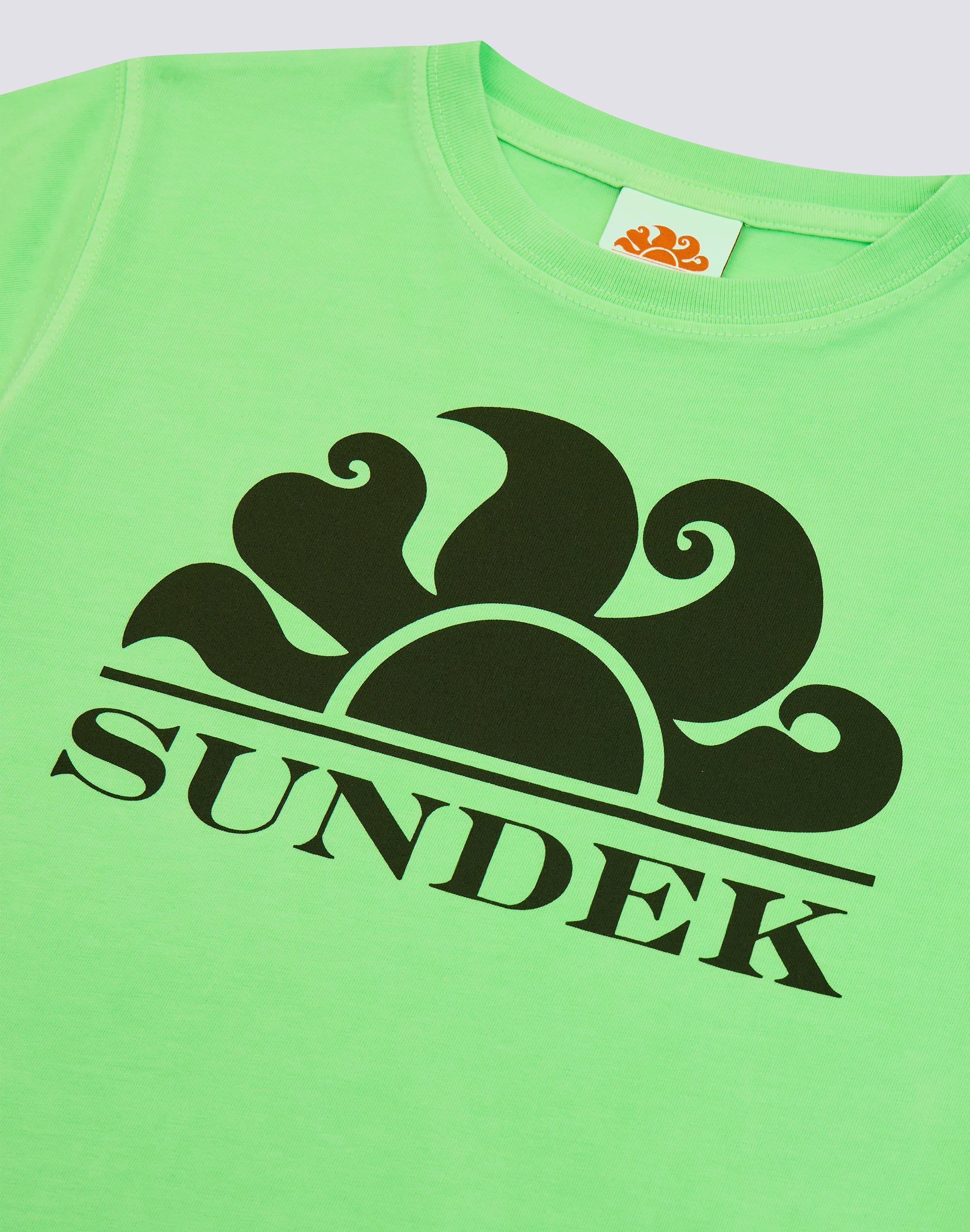 sundek-goldenwave-t-shirt-bambino-manica-corta-in-cotone-sovratinto image 3