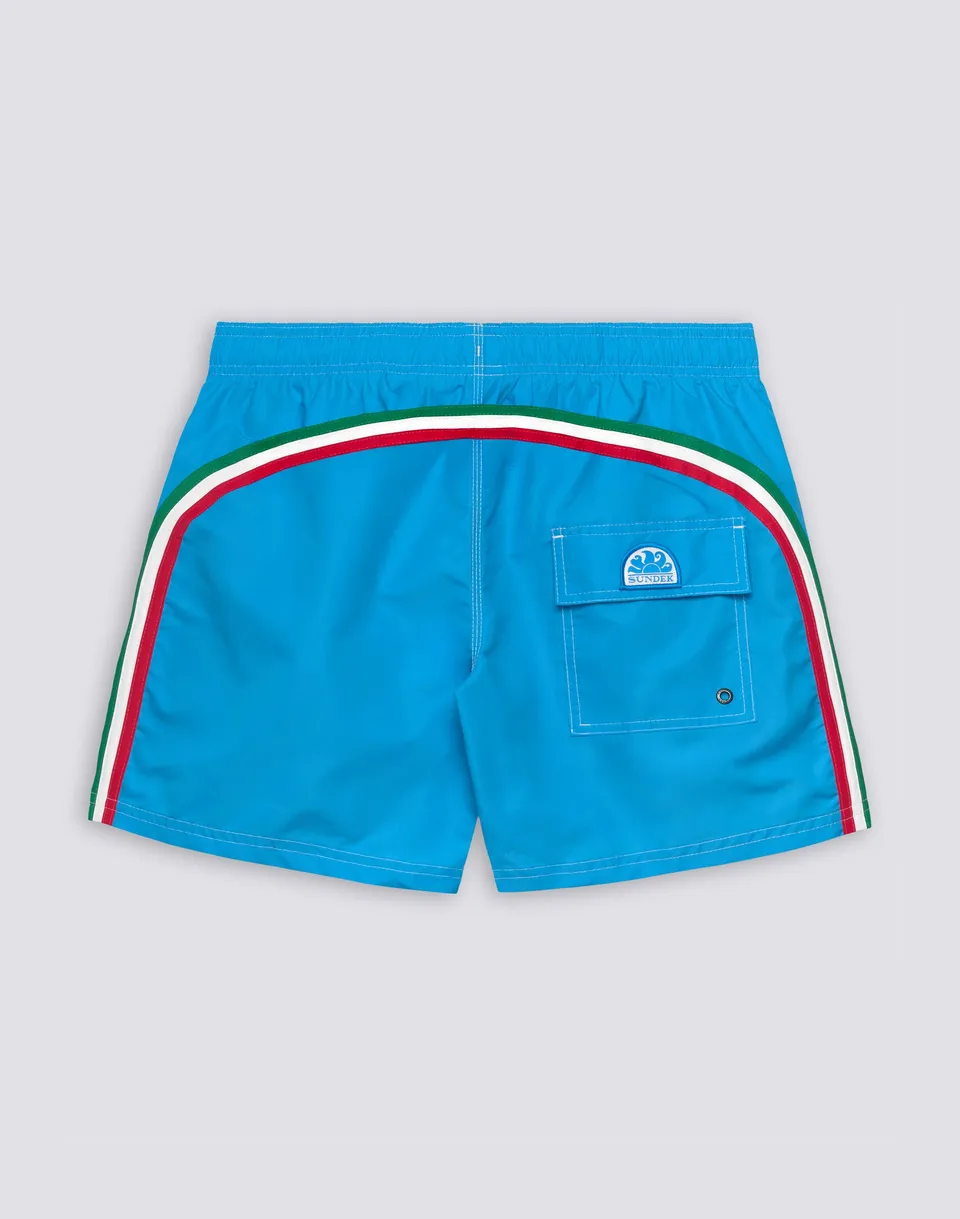 sundek-costume-da-bagno-corto-uomo-vita-elasticata-iconic-taffeta image 1