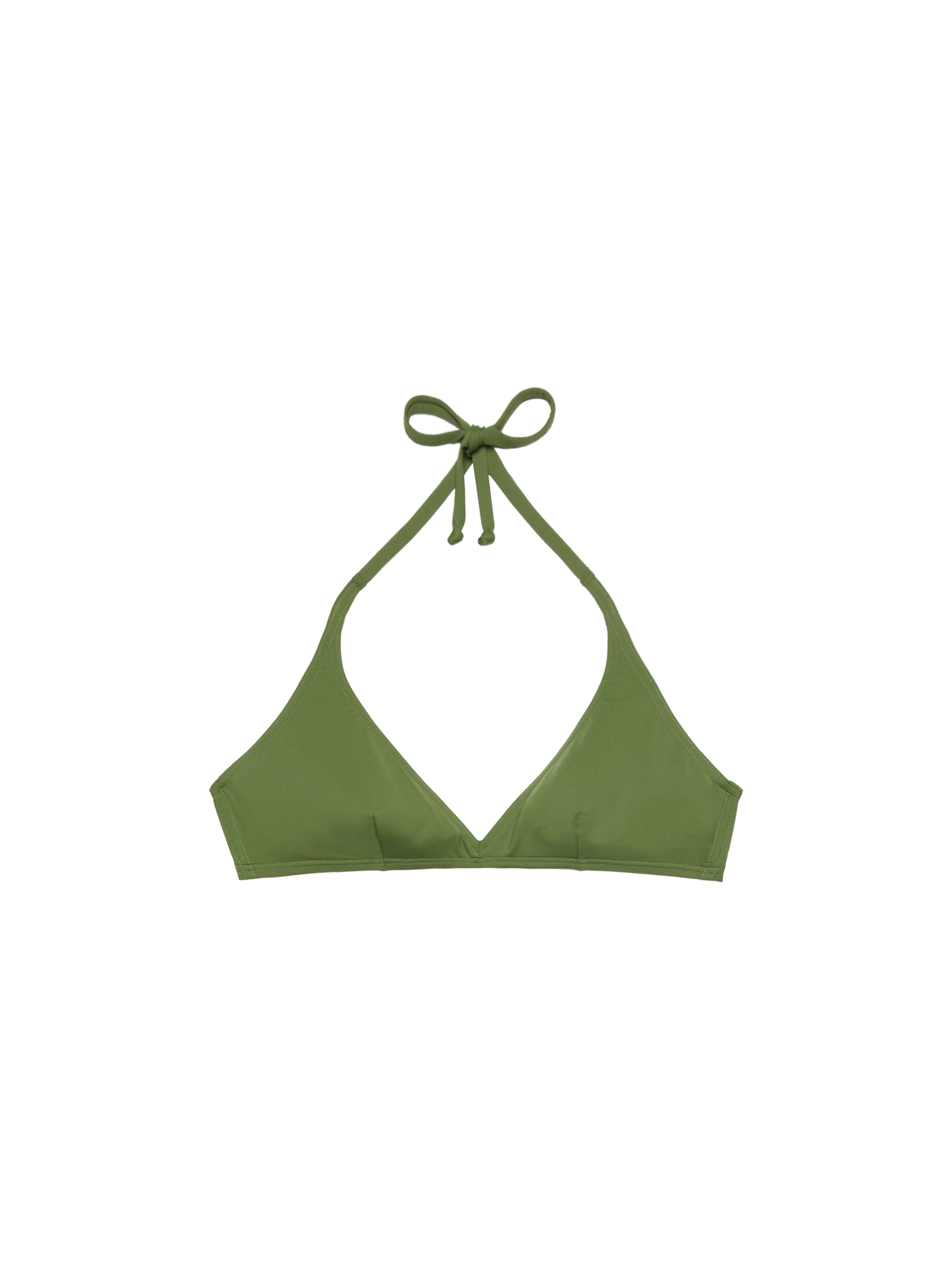 mc2-saint-barth-top-bralette-gaia-triangolo-verde-militare image 1