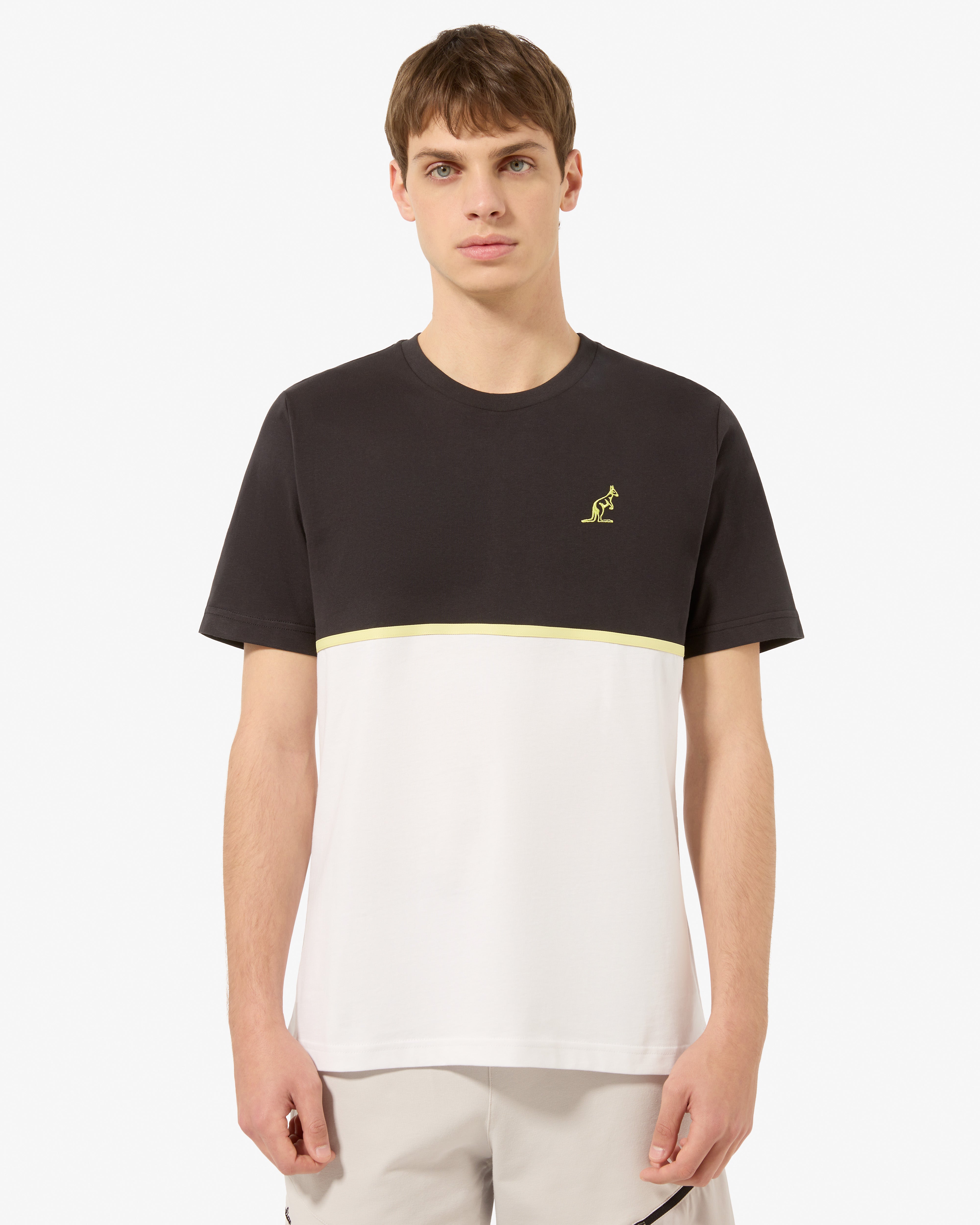 australian-camomaps-t-shirt-in-cotone-nero-regular-fit image 1