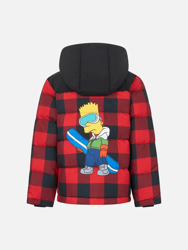 mc2-saint-barth-piumino-bambino-bart-simpson-rosso-edizione-speciale image 1
