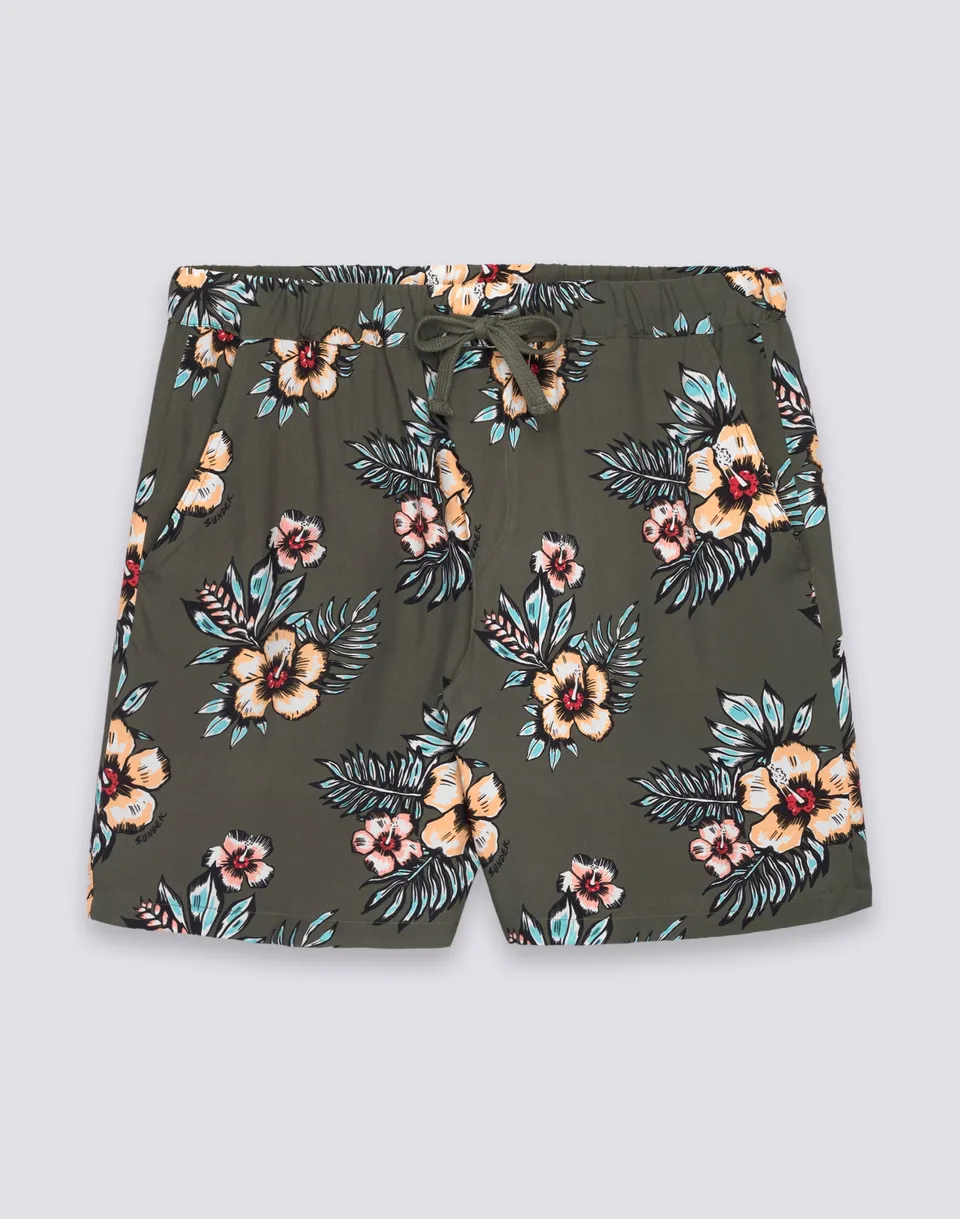 sundek-m015-pipeline-walkshort-uomo-stampato-viscosa-vita-elastica image 1