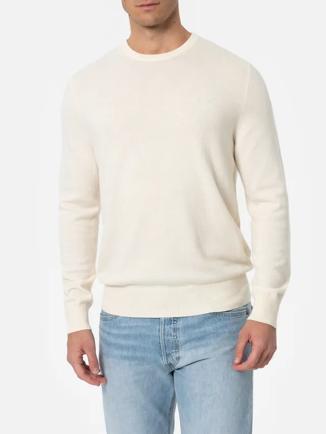 mc2-saint-barth-regent-maglione-girocollo-uomo-in-misto-cashmere-bianco image 1
