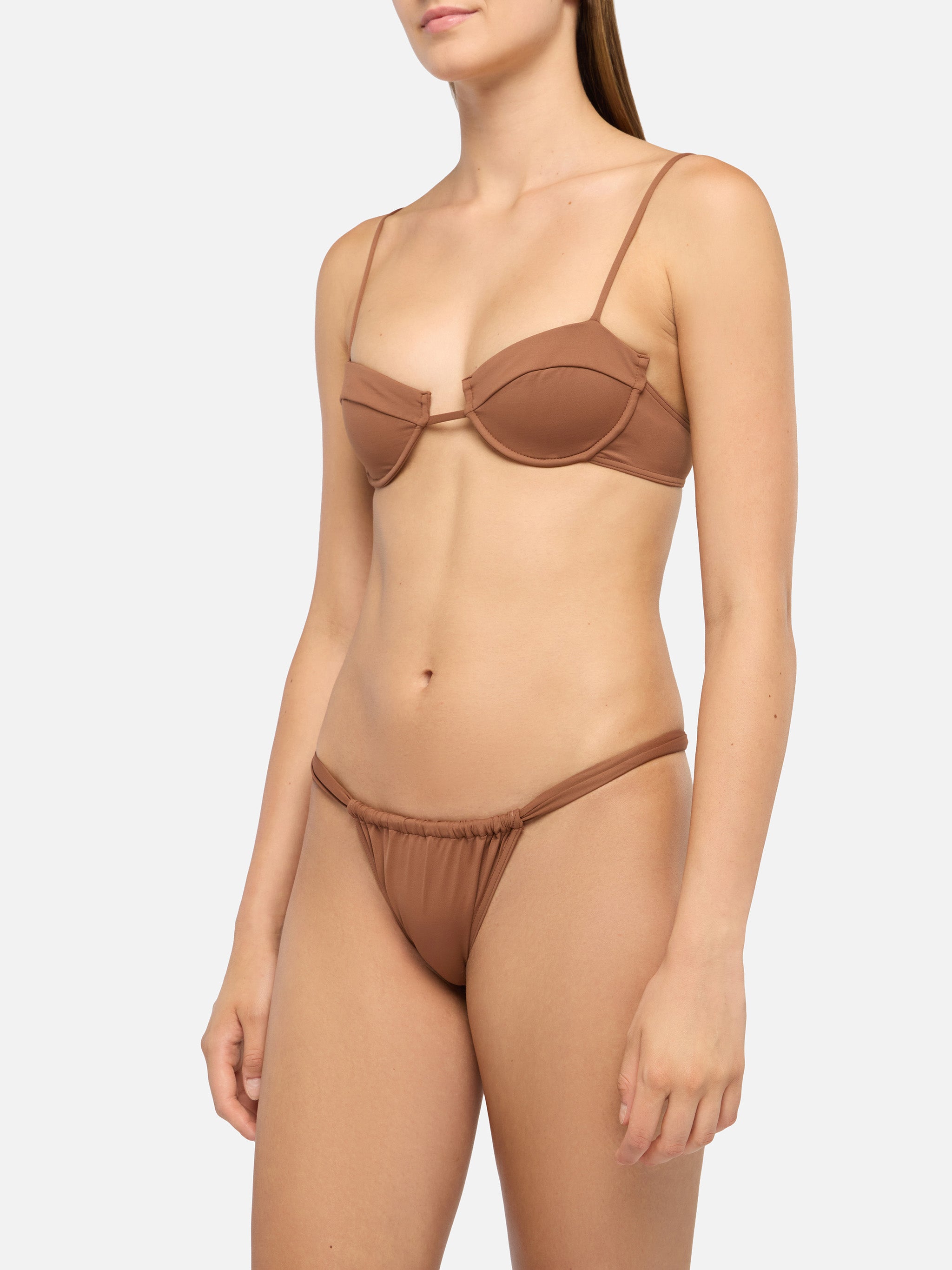 mc2-saint-barth-bikini-salina-noelle-con-ferretto-e-slip-cheeky-in-marrone image 2