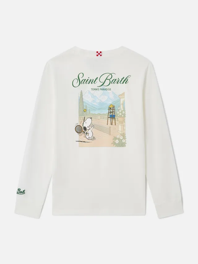 mc2-saint-barth-luton-t-shirt-manica-lunga-bambino-cotone-organico-snoopy-specia image 1