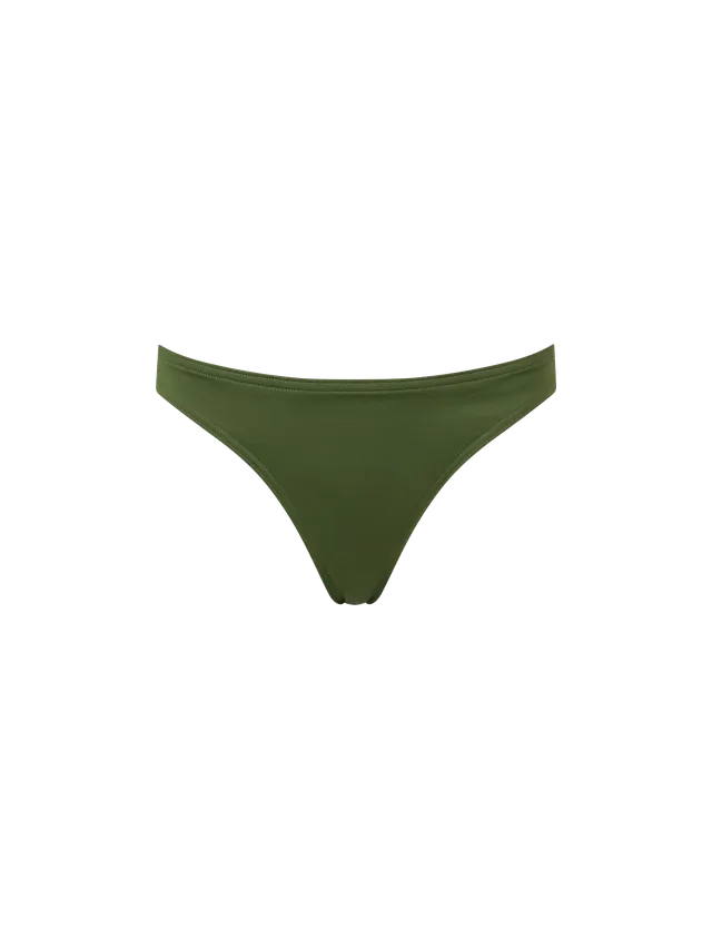 mc2-saint-barth-slip-mare-maia-vita-alta-verde-militare-tinta-unita image 1