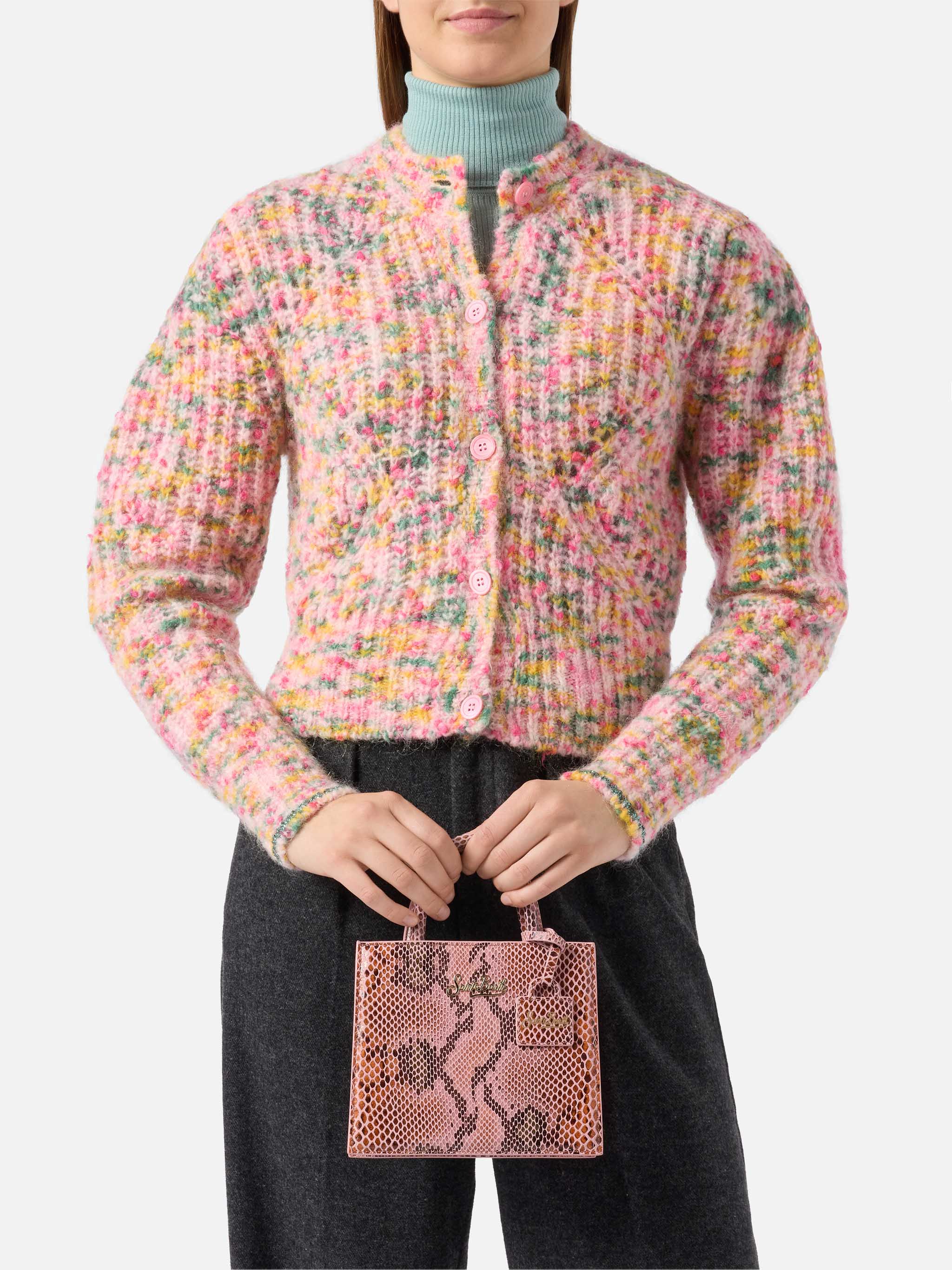 mc2-saint-barth-shop-bag-mini-borsa-in-pelle-rosa-stampa-pitone image 2