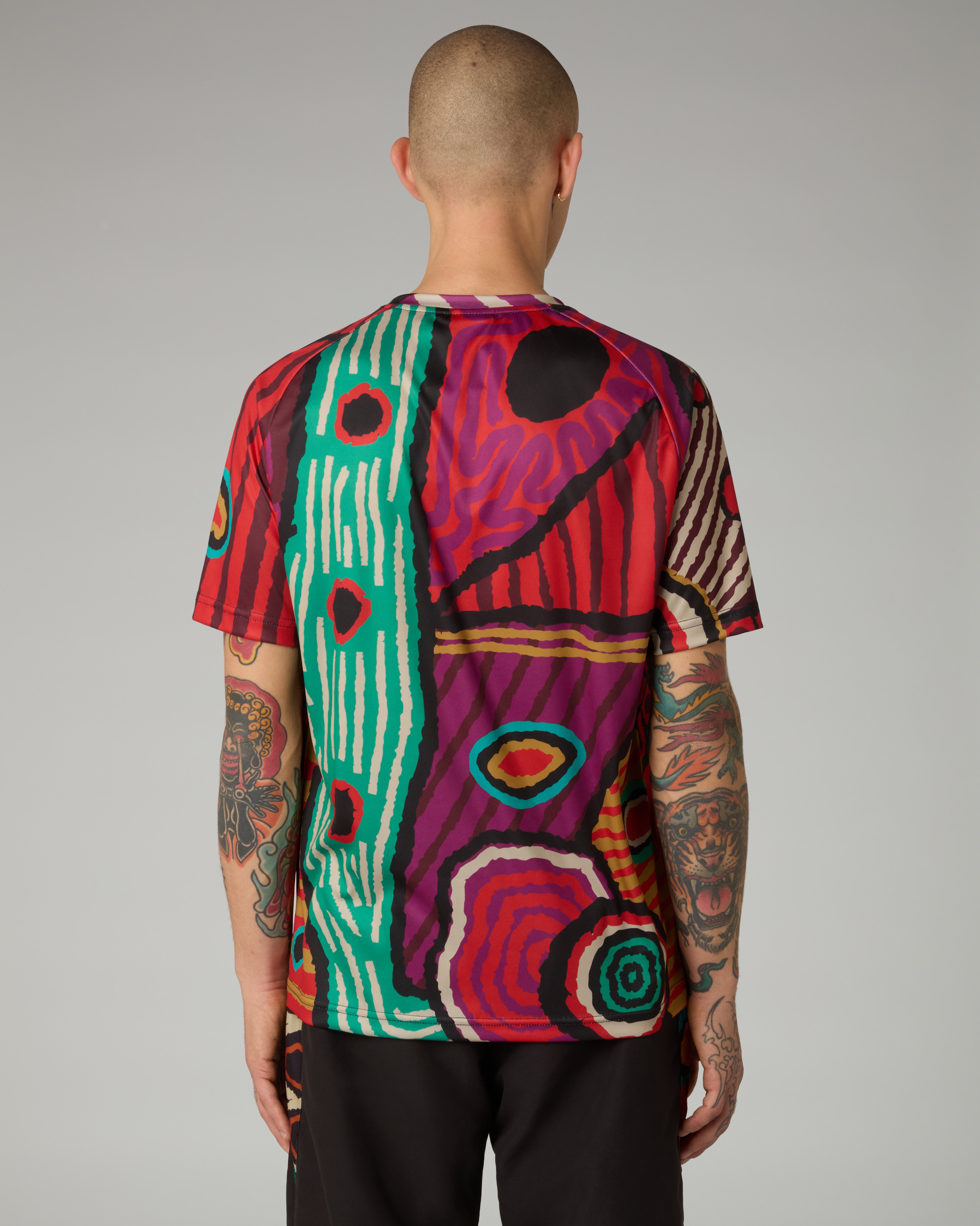 australian-jagera-t-shirt-in-tessuto-ace-bordeaux image 3