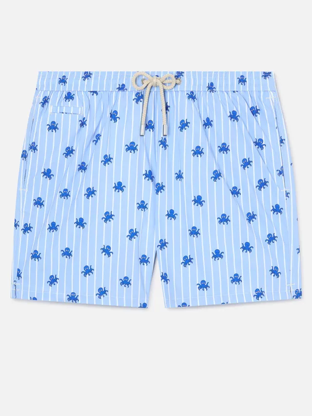 mc2-saint-barth-costume-mare-uomo-lighting-micro-blu-a-righe-con-polpi image 1