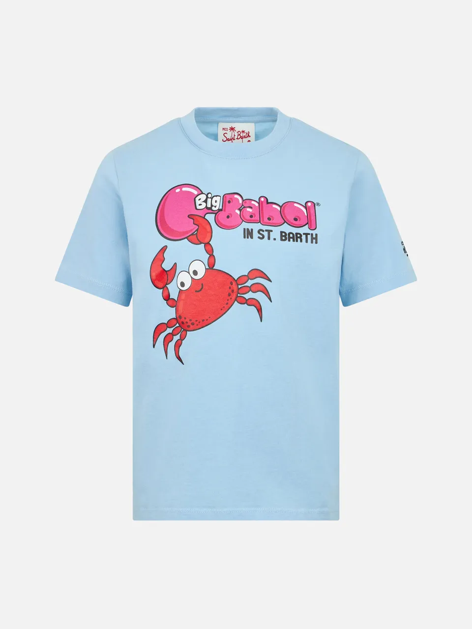 mc2-saint-barth-t-shirt-da-bambino-con-stampa-granchio-big-babol-edizione-specia image 1