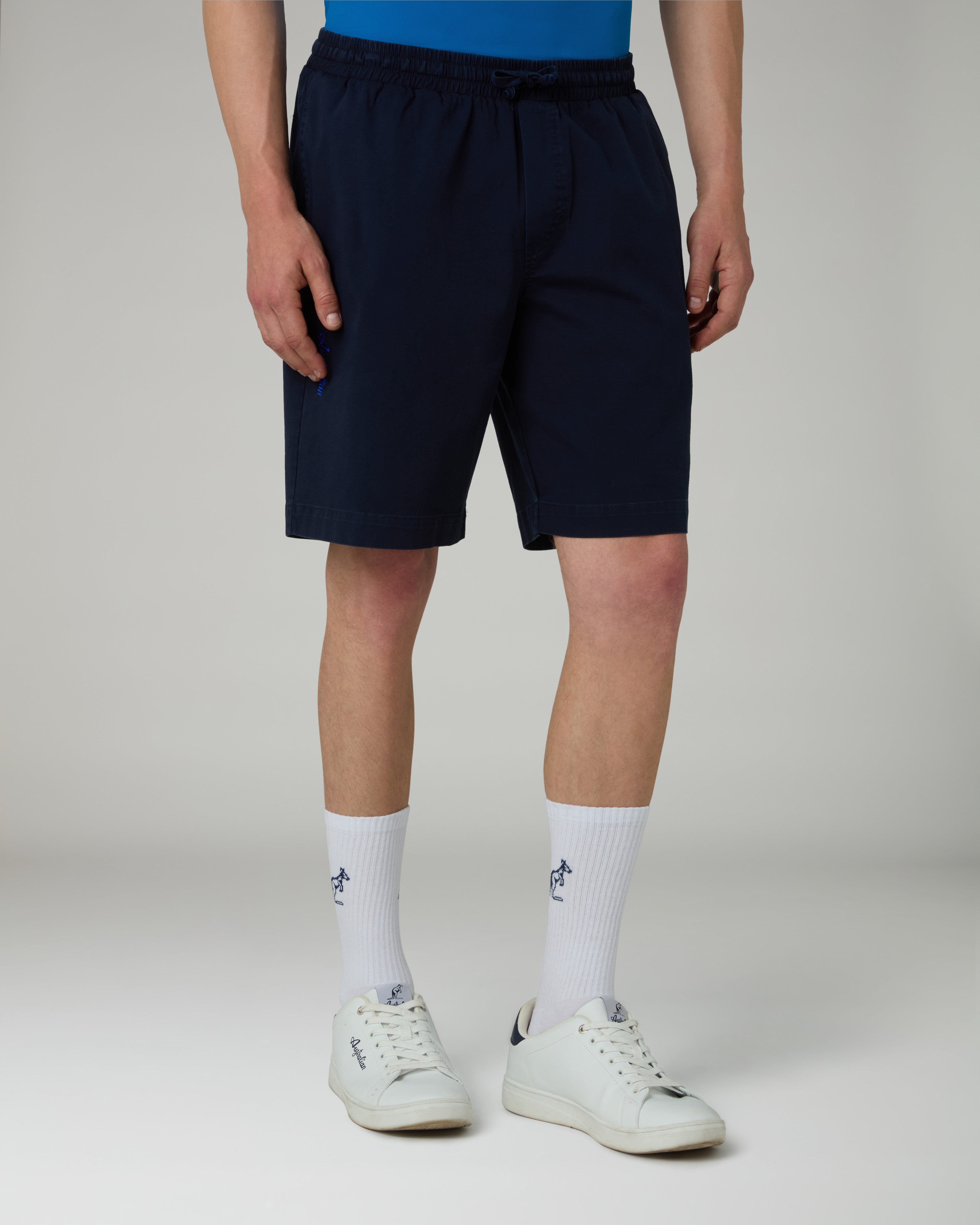 australian-doric-twill-short-short-in-cotton-twill-eclipse-blue image 2