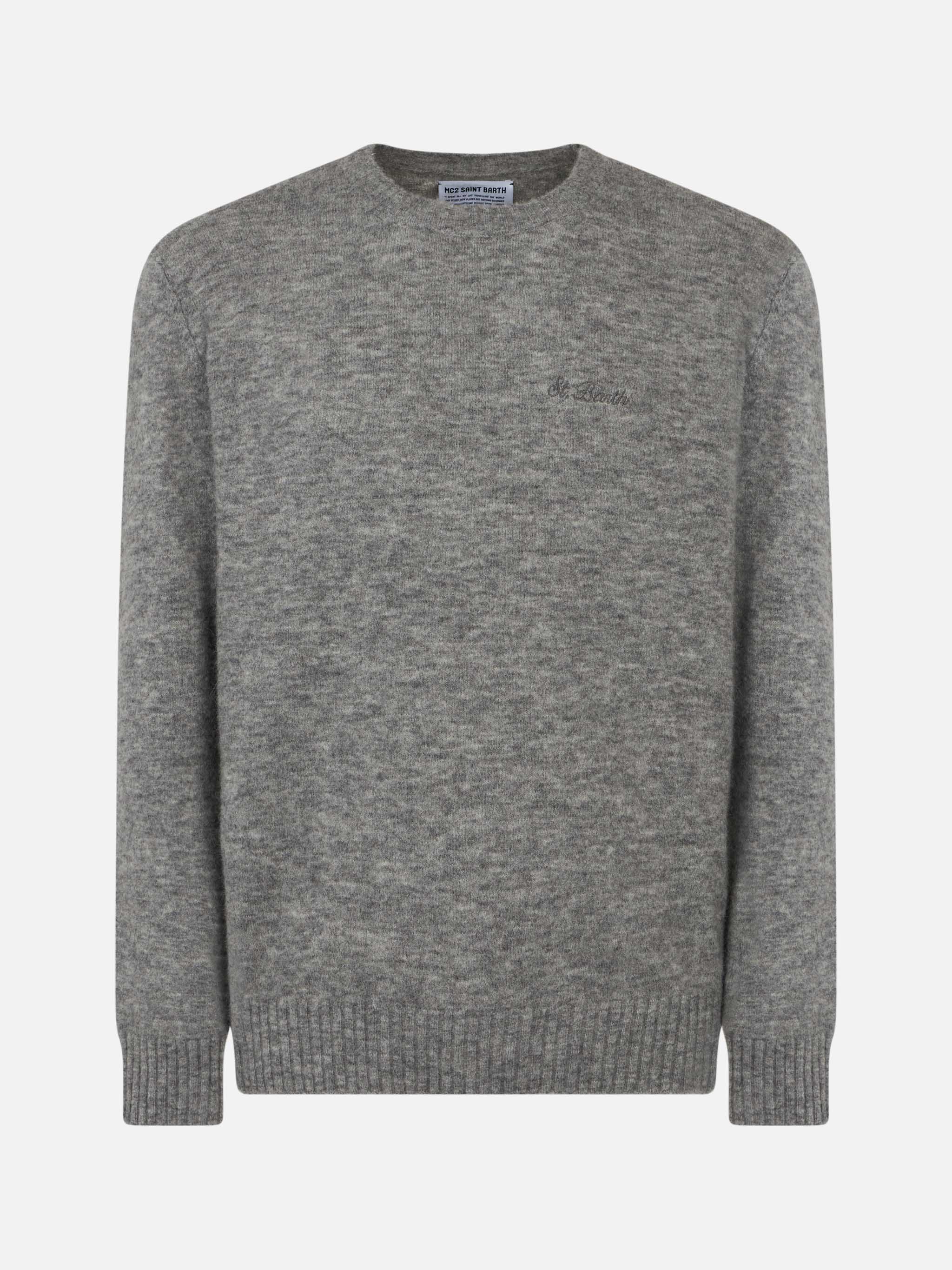 mc2-saint-barth-heron-maglia-uomo-lana-stretch-grigio-m-lange image 4
