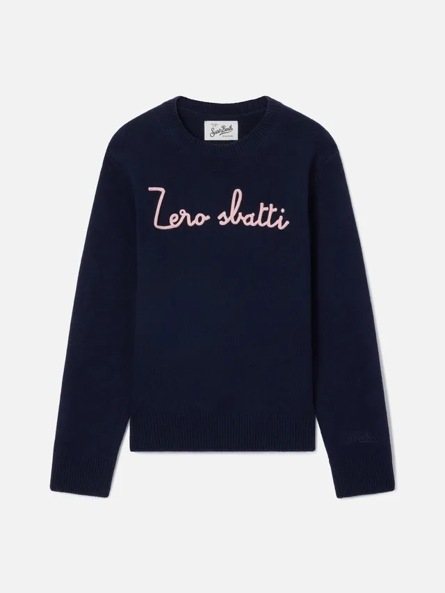 mc2-saint-barth-maglia-girocollo-princess-bambina-blu-navy-zero-sbatti image 1