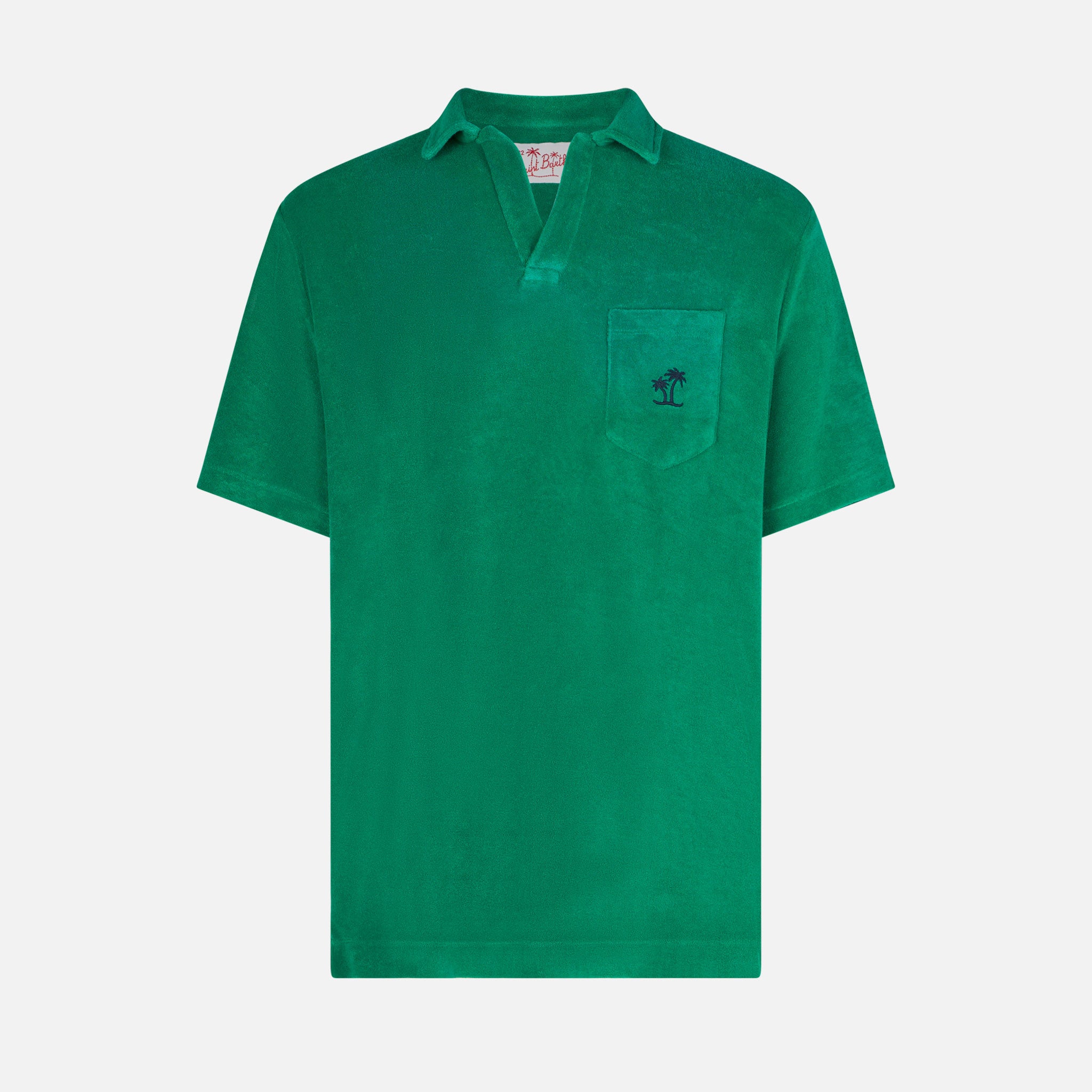 mc2-saint-barth-polo-powel-spugna-verde-ricamo-uomo image 4