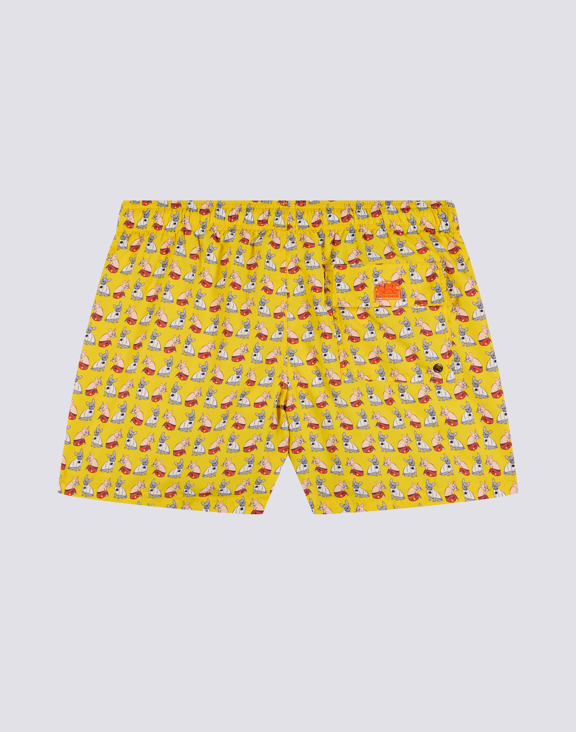 sundek-iconic-costume-a-pantaloncino-uomo-capsule-pelo-beach-french-bulldog image 2