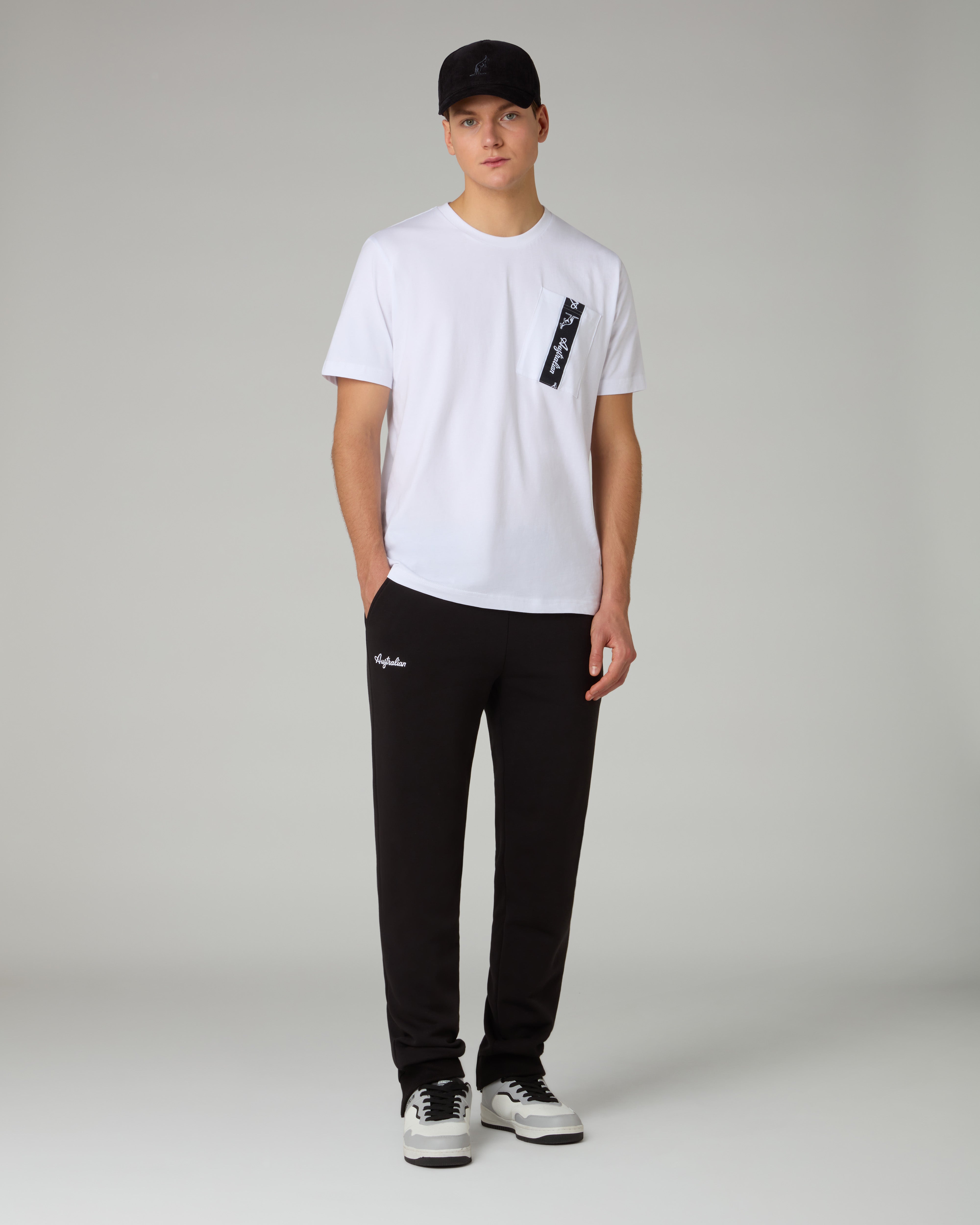 australian-pocket-t-shirt-maglietta-cotone-con-tasca-e-logo-ricamato image 2