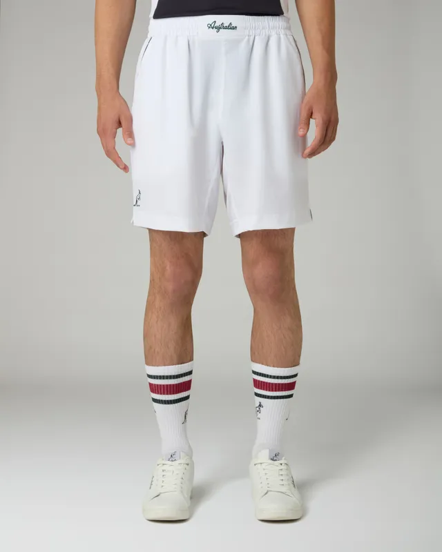 australian-slam-classic-short-short-tennis-bianco-bi-elastico image 1