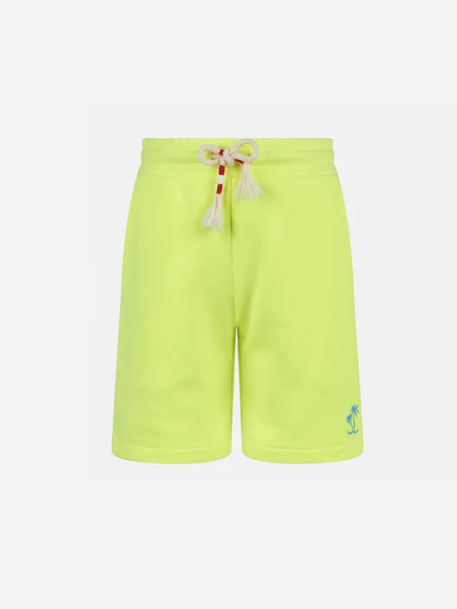 mc2-saint-barth-randle-jr-bermuda-cotone-bambino-giallo-fluo image 1