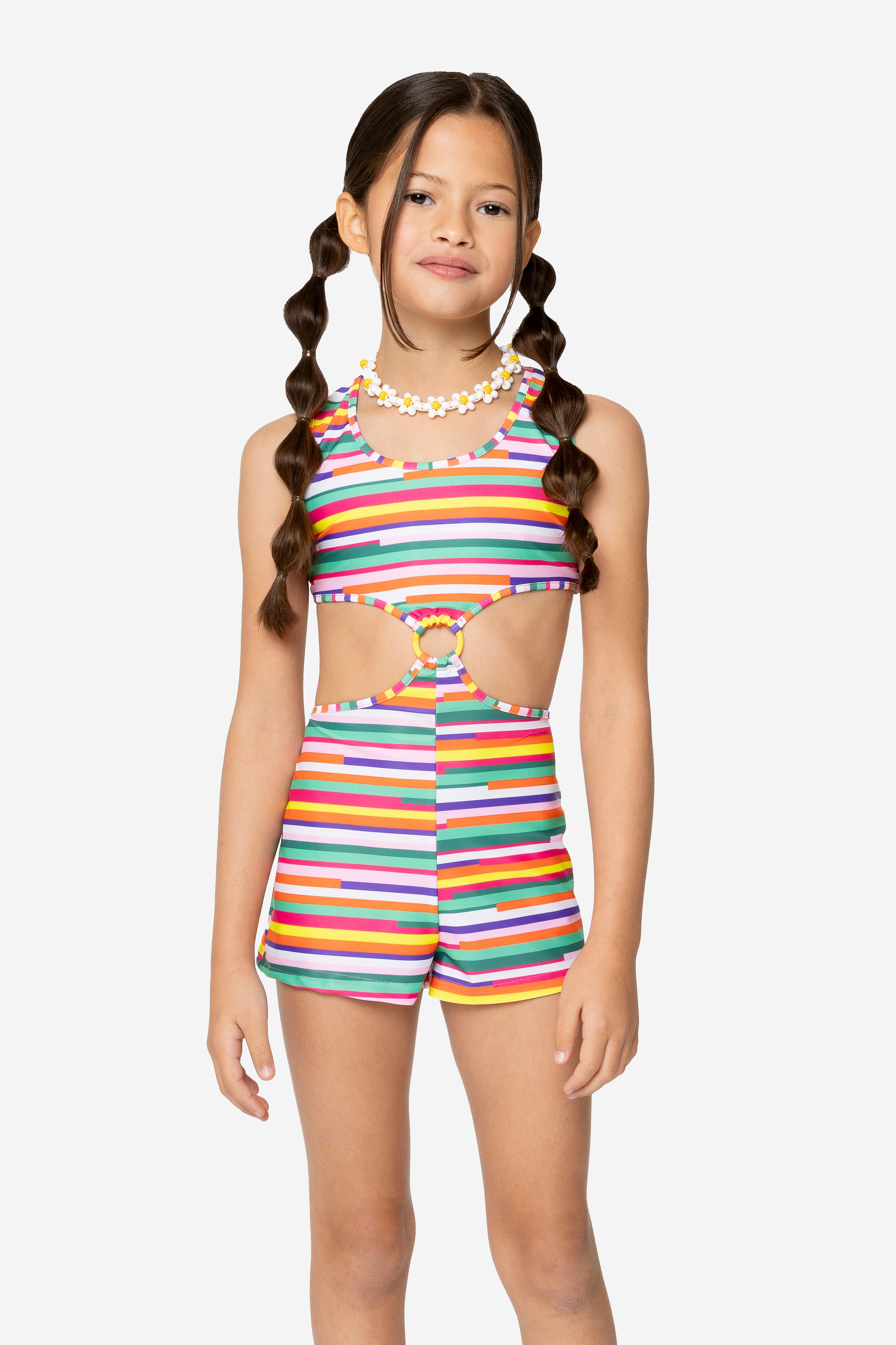 4giveness-tutina-girl-stripes-latino-bambina-costume-kids image 1