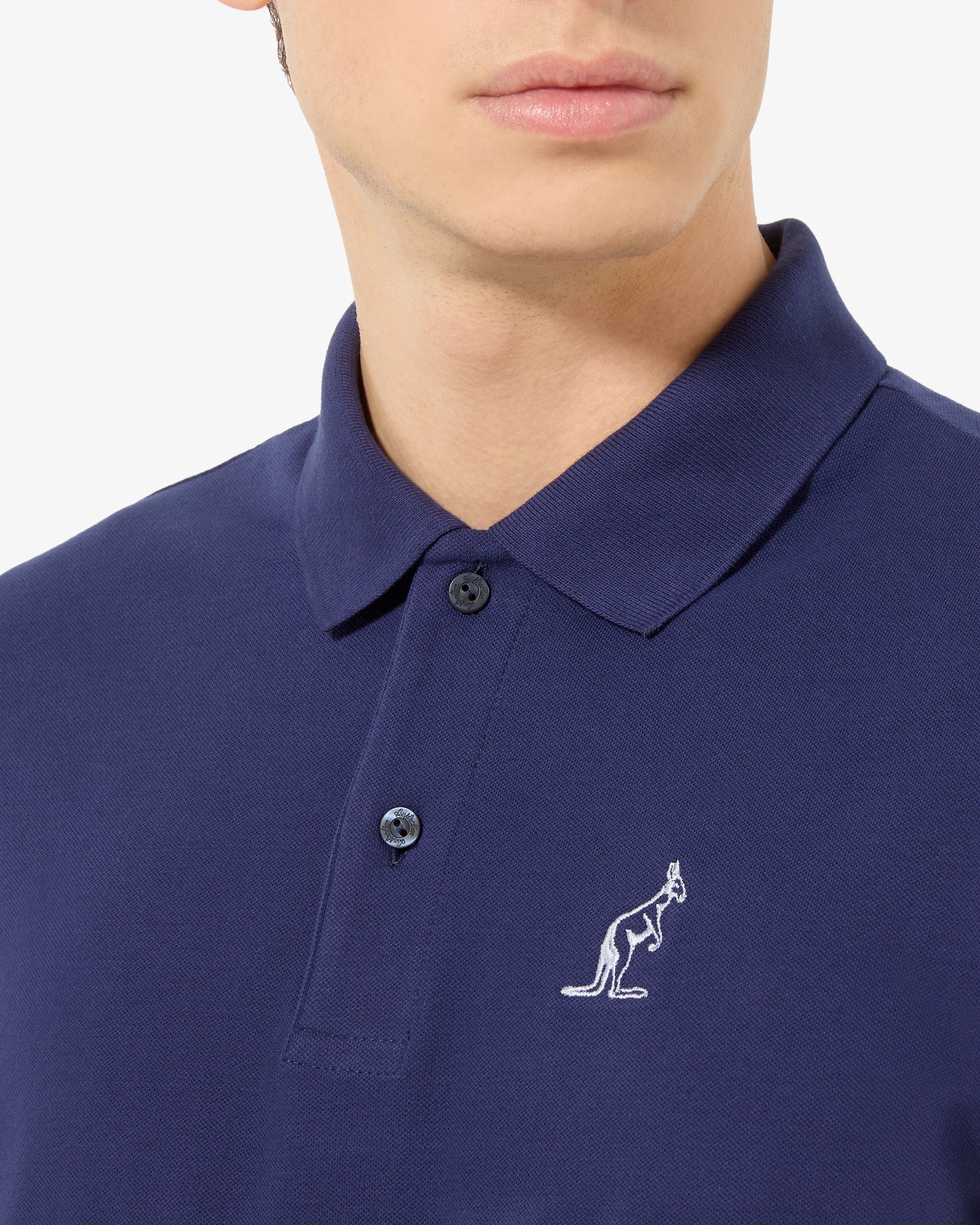 australian-vinyl-polo-shirt-blu-cosmo-polo-piquet-elasticizzato image 4