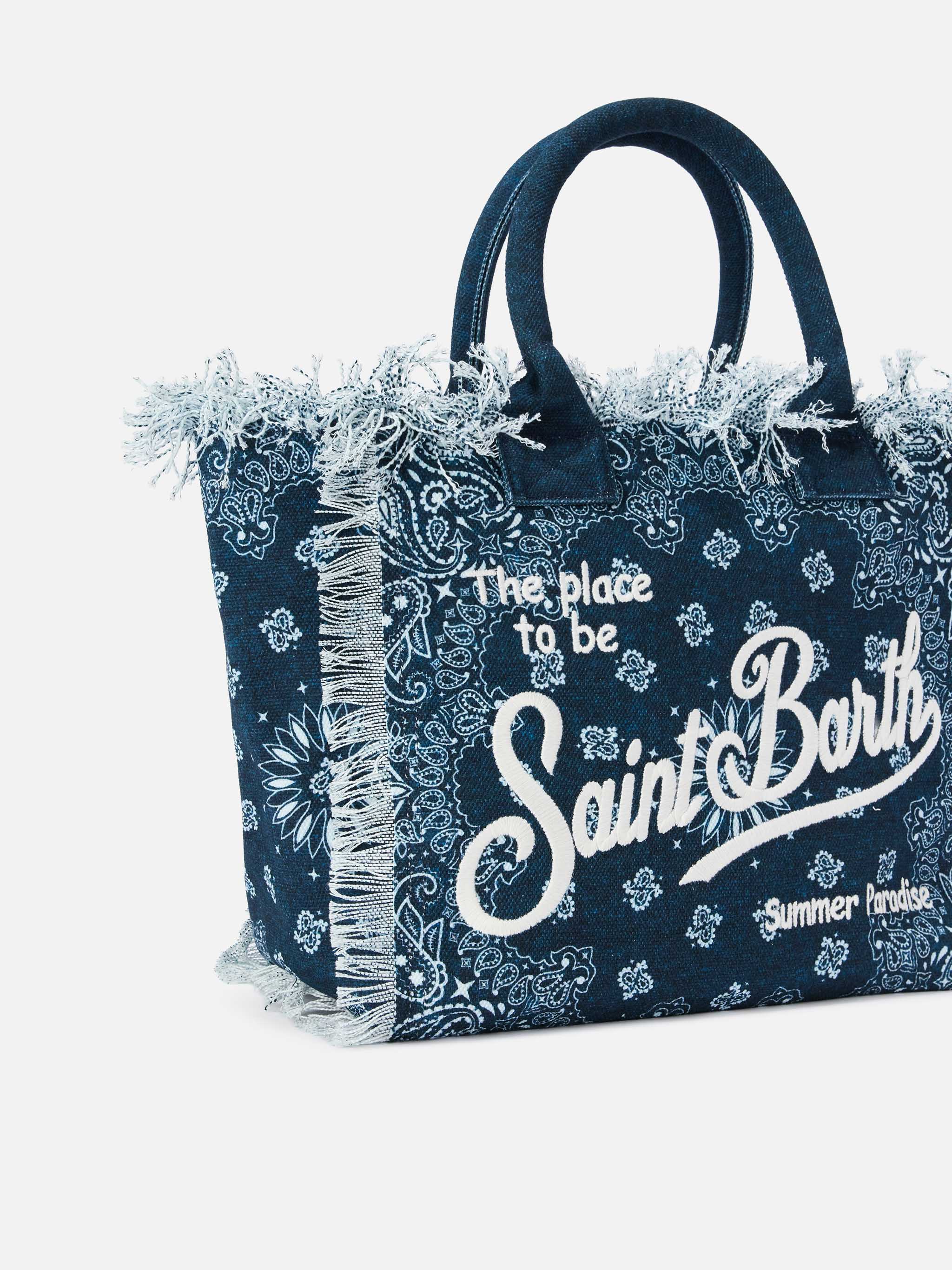mc2-saint-barth-borsa-vanity-regular-tote-in-canvas-azzurro-stampa-bandana image 3