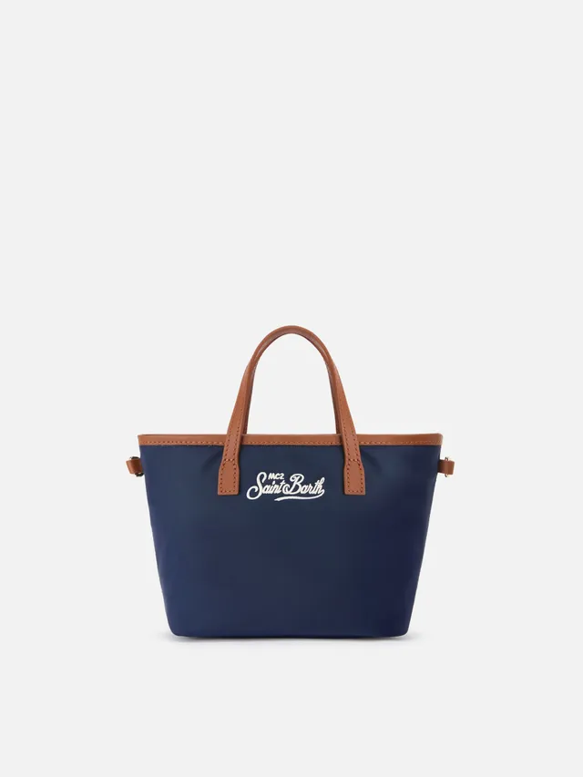mc2-saint-barth-city-mini-borsa-in-nylon-blu-navy image 1