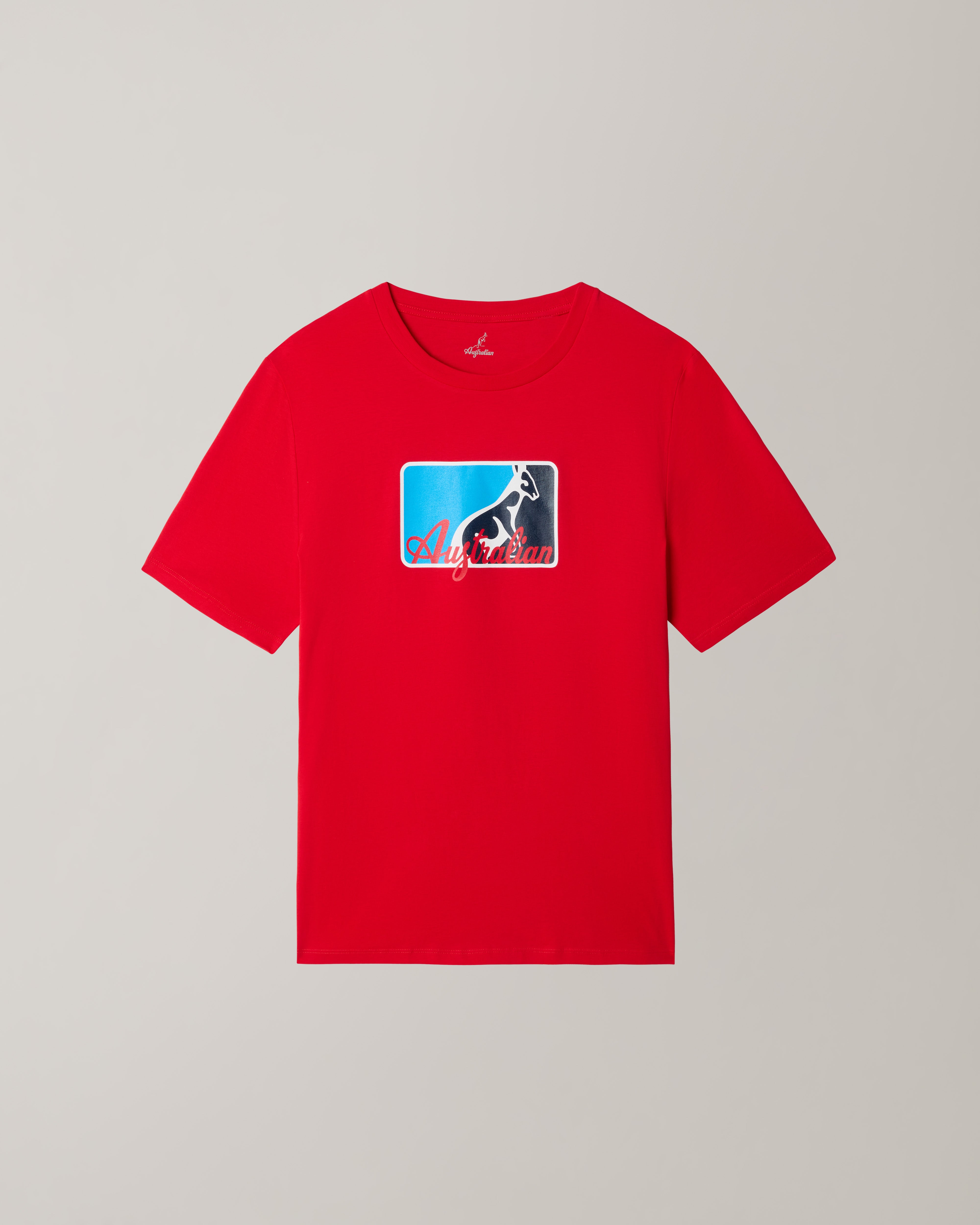 australian-league-cotton-t-shirt-t-shirt-in-cotone-rosso-vivo-tennis image 5