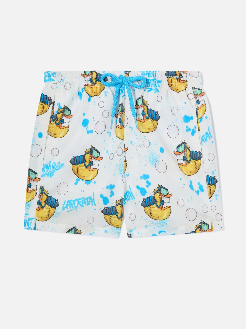 mc2-saint-barth-jean-bambino-costume-bagno-crypto-ducky-bianco-edizione-speciale image 1