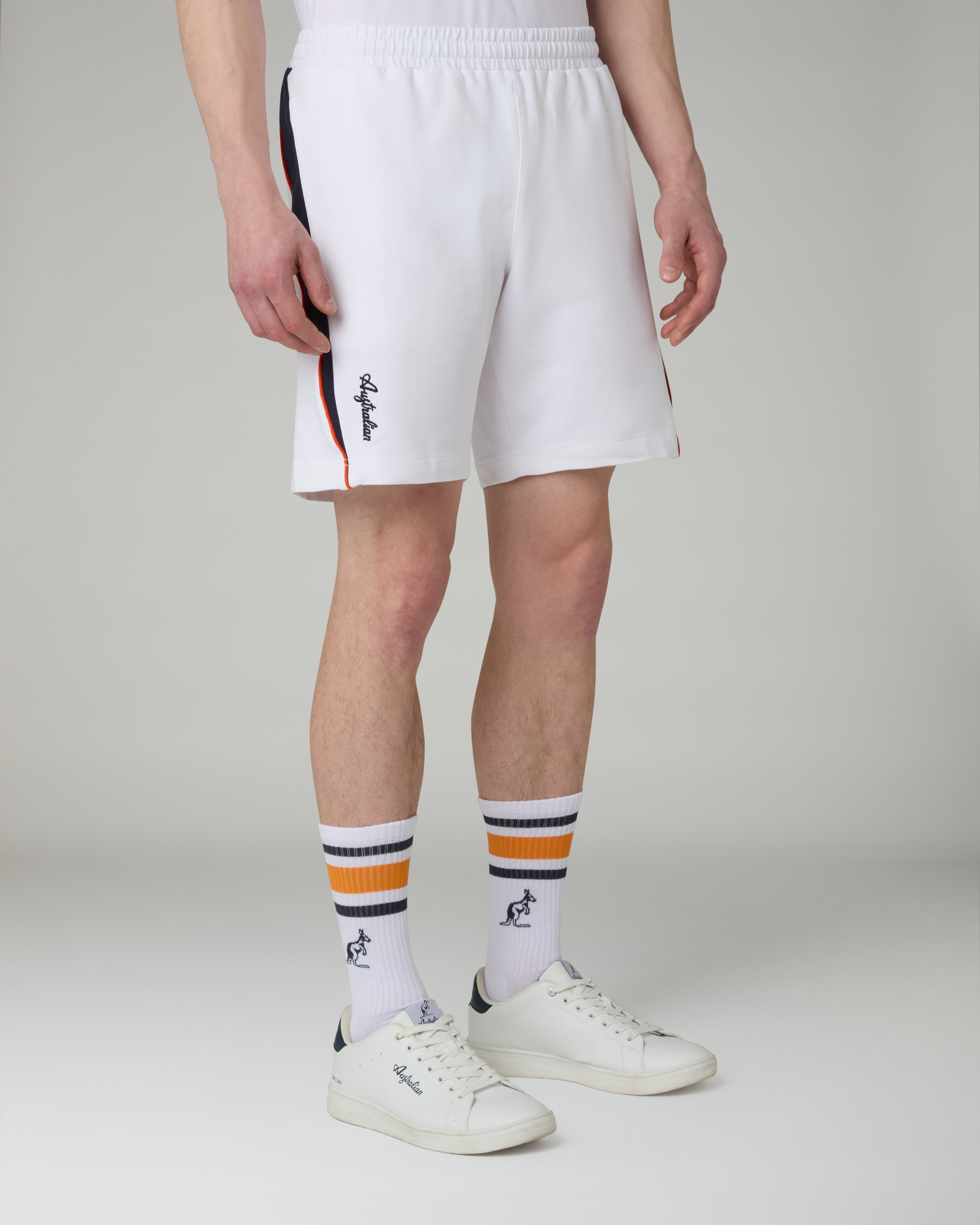 australian-leyton-short-short-in-felpa-bianco image 1